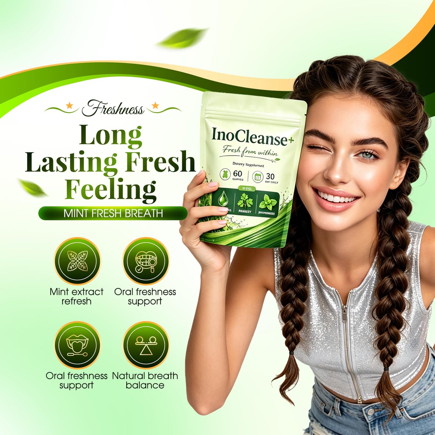 Osdywer InoCleanse+ Fresh Breath & Body 60 Gummies