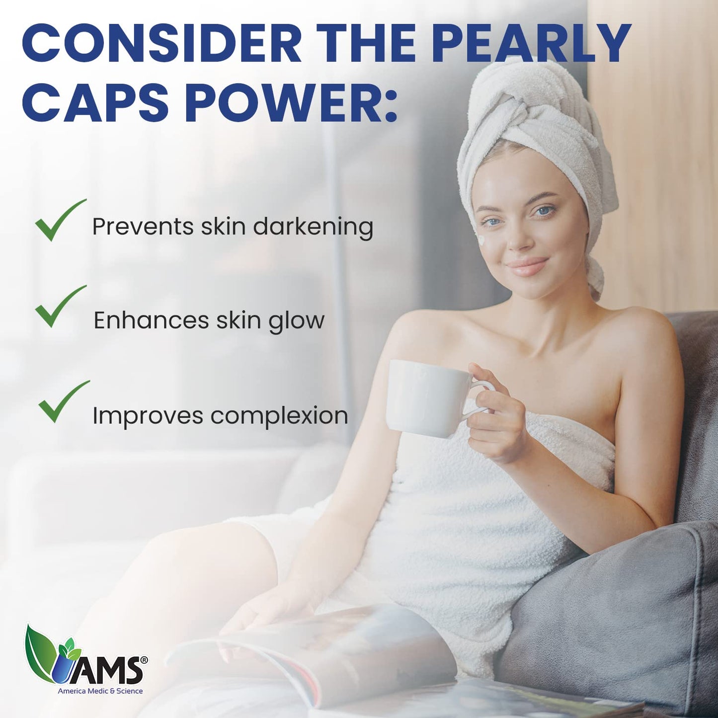 America Medic & Science Pearly Caps 60 Capsules