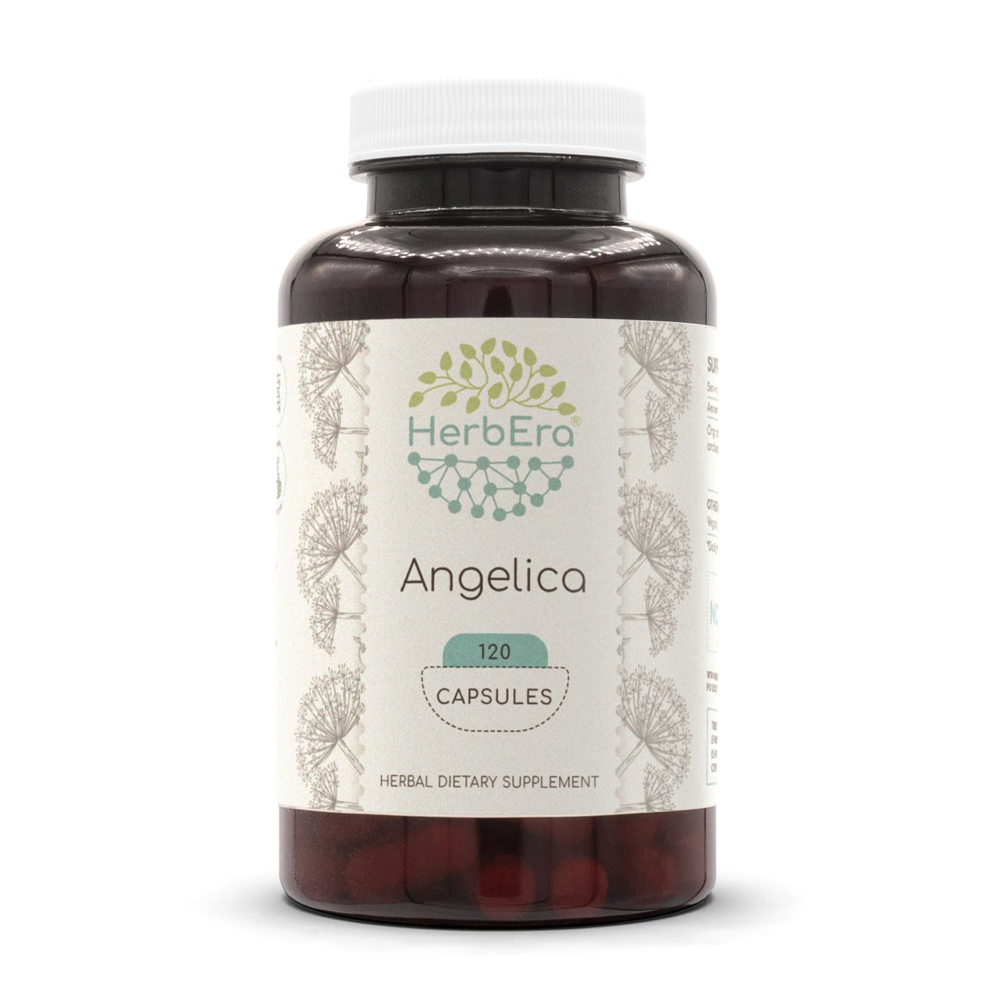 HerbEra Angelica 500 mg Capsules, 120 Count
