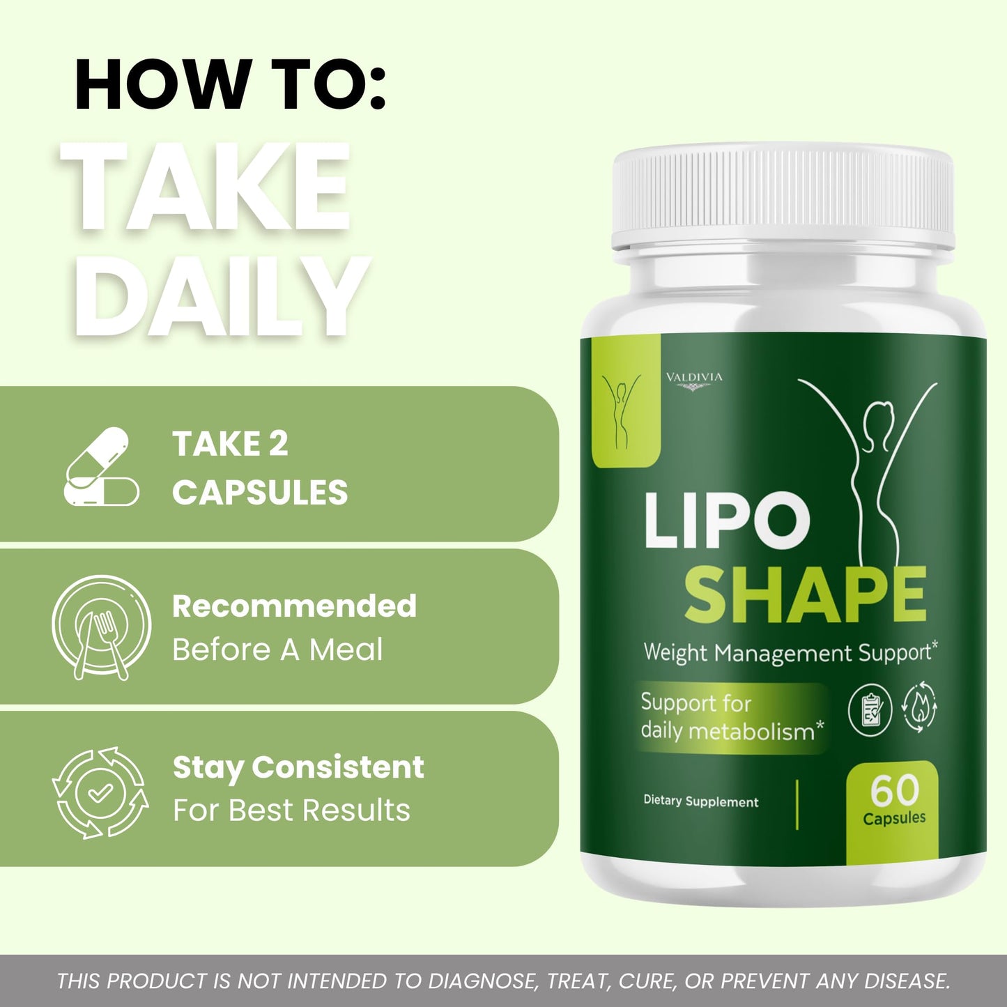 Valdivia LipoShape Capsules 120 Capsules