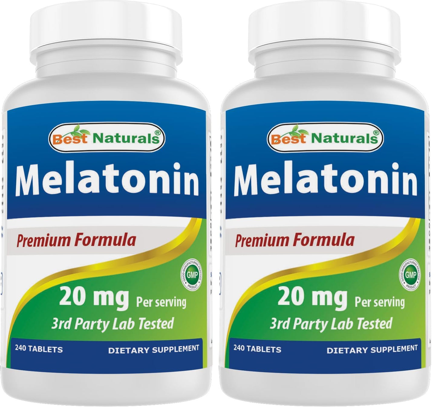 Best Naturals Melatonin 20mg Tablets 480