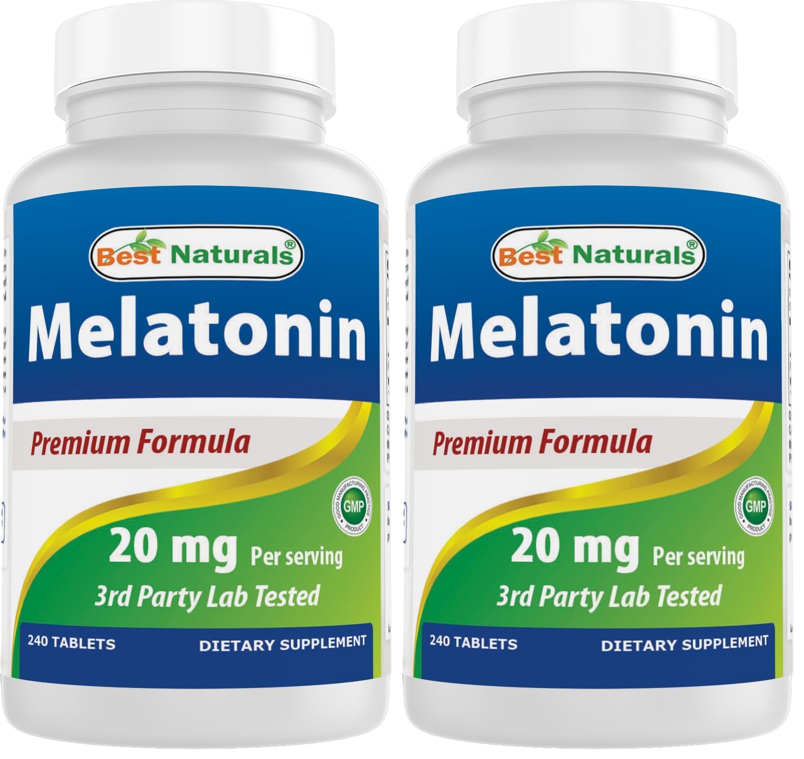 Best Naturals Melatonin 20mg Tablets 480