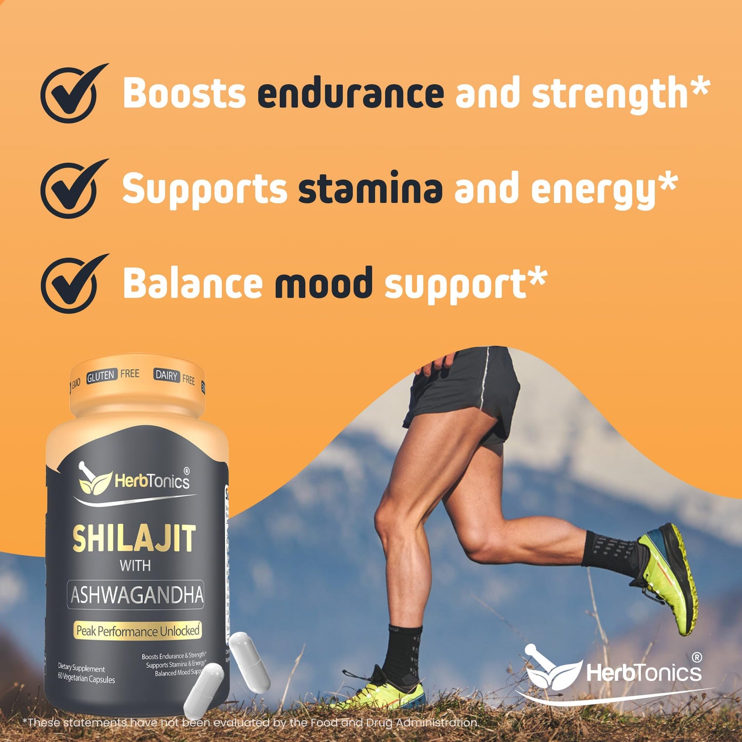 Herbtonics Shilajit Capsule 60 Count