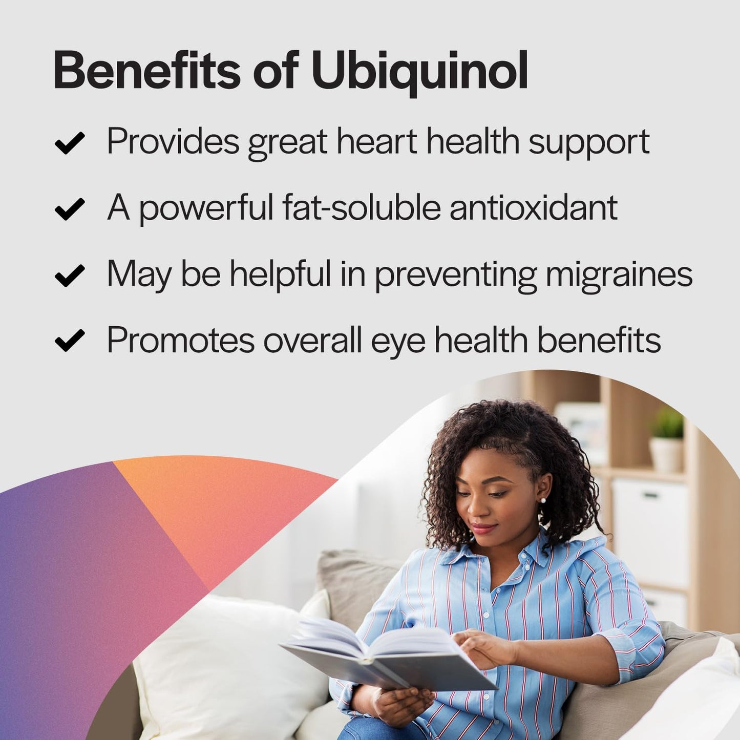 PureFormulas Ubiquinol 200mg for Heart Health & Cellular Energy, Active CoQ10 Form, Enhanced Absorption with MCT Oil, Non-GMO & Gluten-Free, 60 Softgels