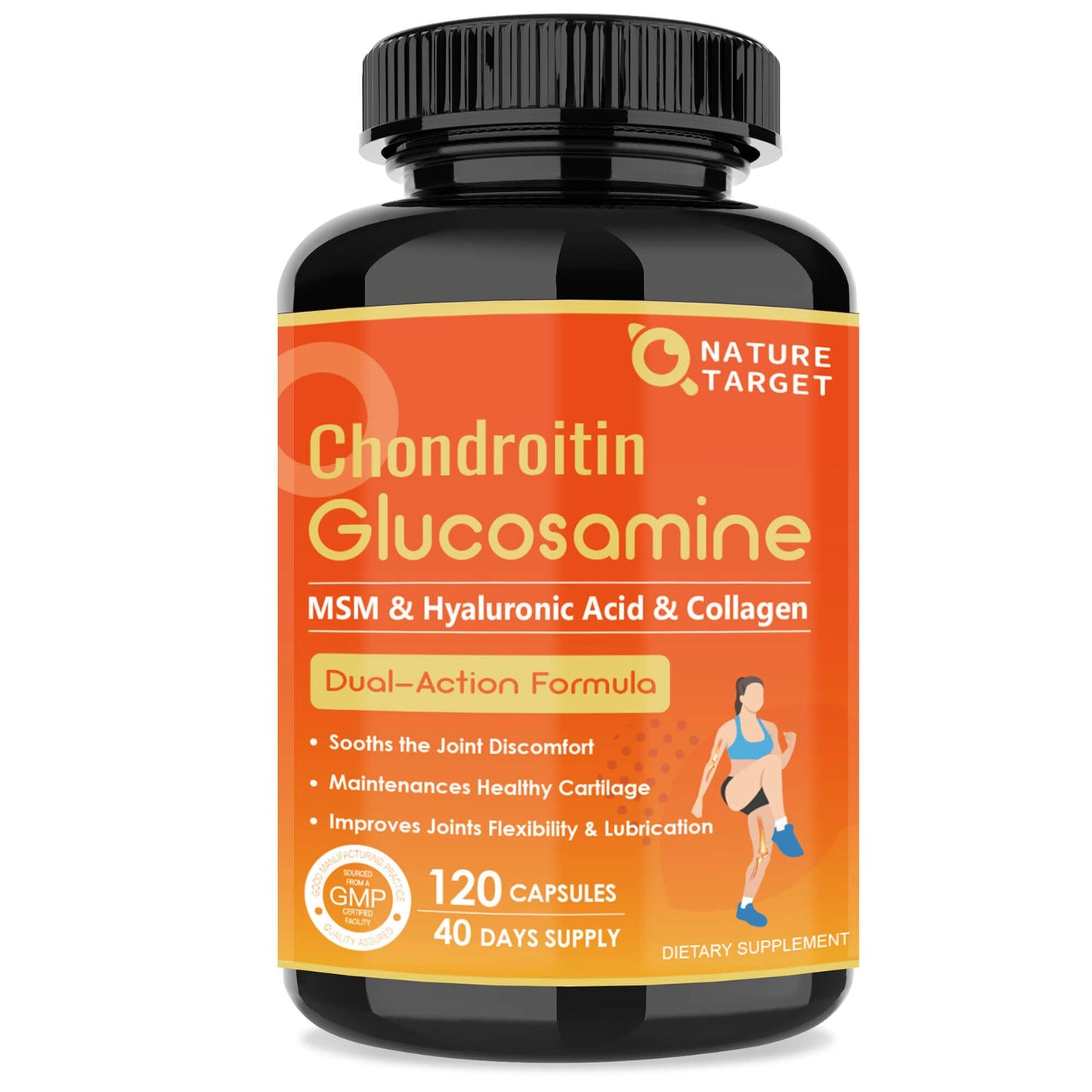 Nature Target Glucosamine Chondroitin MSM Turmeric Capsule 120