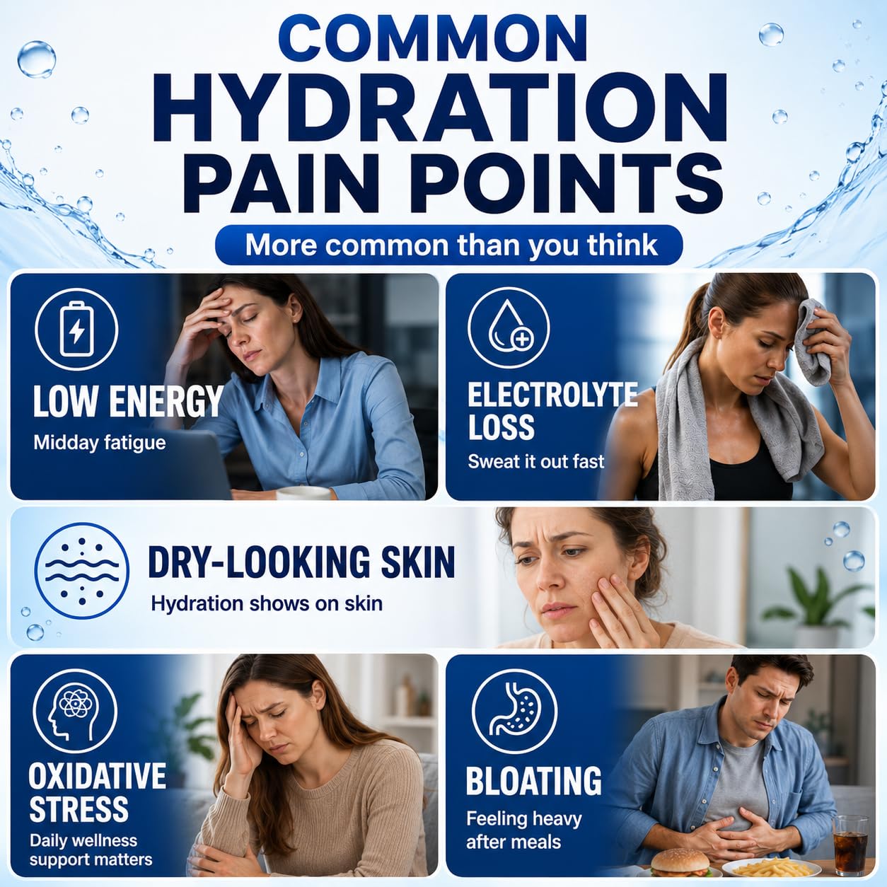 Peunitory Hydrogen Water Tablets with 120mg Magnesium & Electrolytes, 1 Tablet