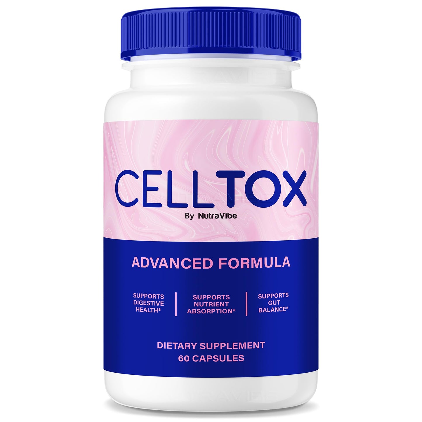 NutraVibe CellTox Daily Gut & Digestive Support Capsule 60 Count