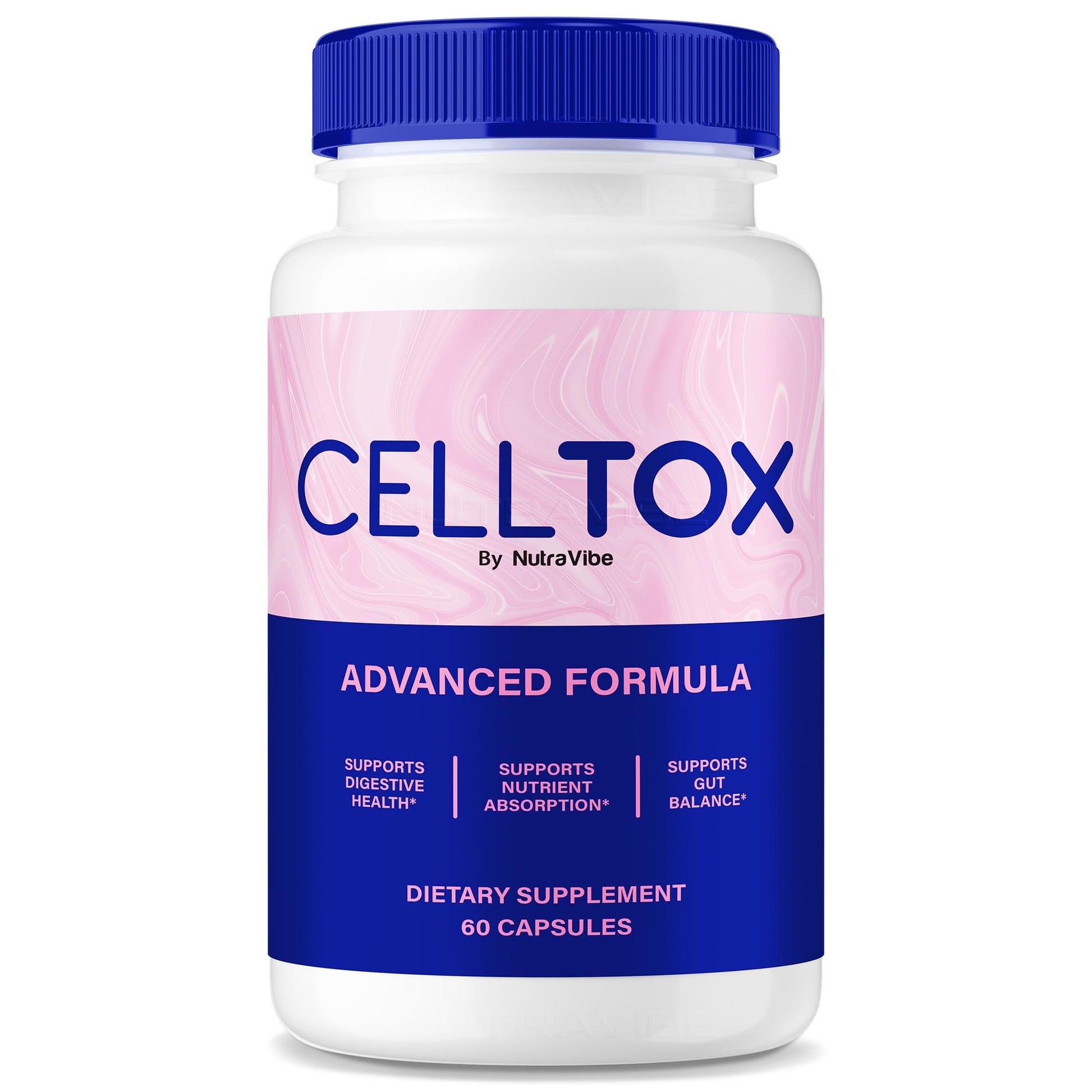 NutraVibe CellTox Daily Gut & Digestive Support Capsule 60 Count