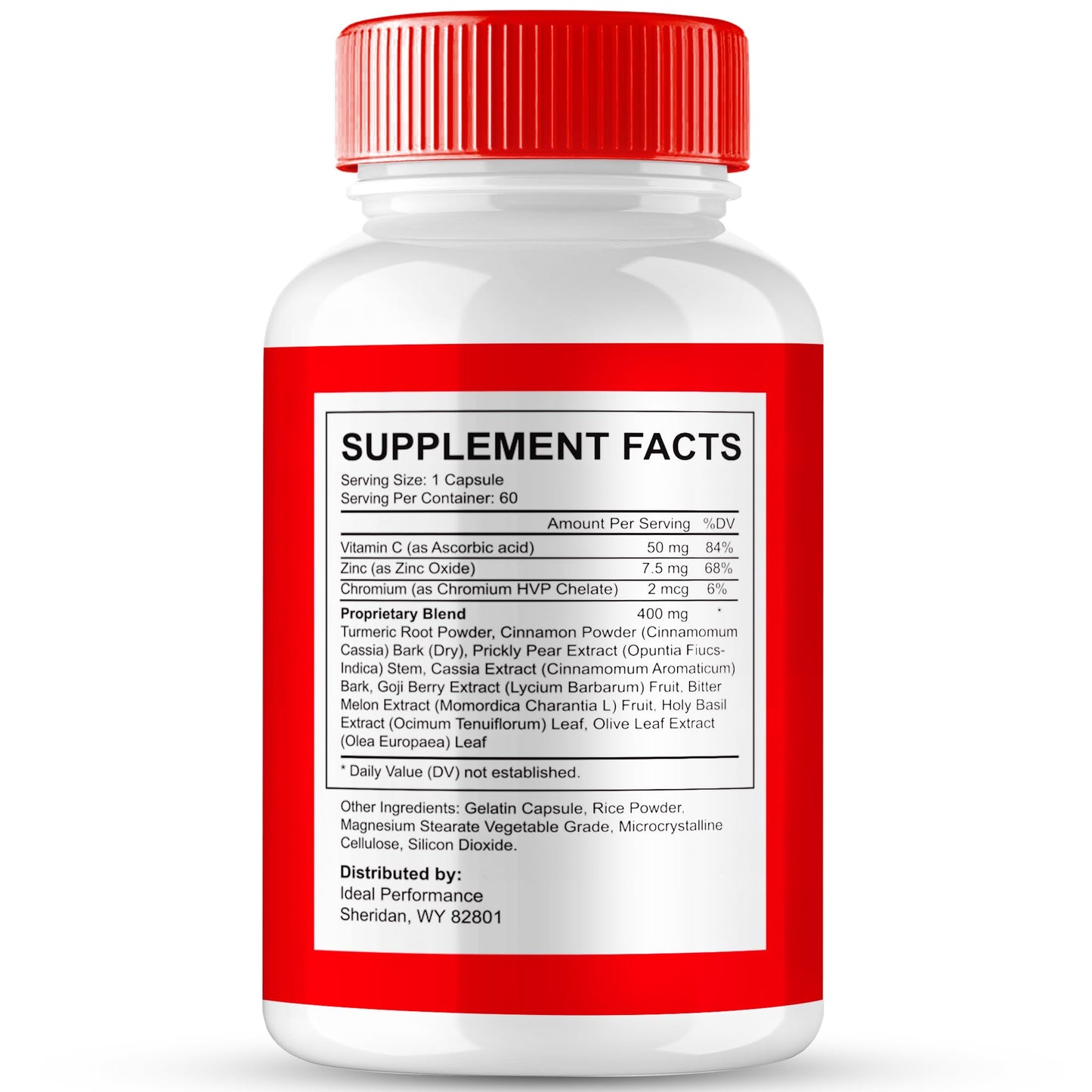 IDEAL PERFORMANCE Glyco Boost Blood Capsules, 60 Count