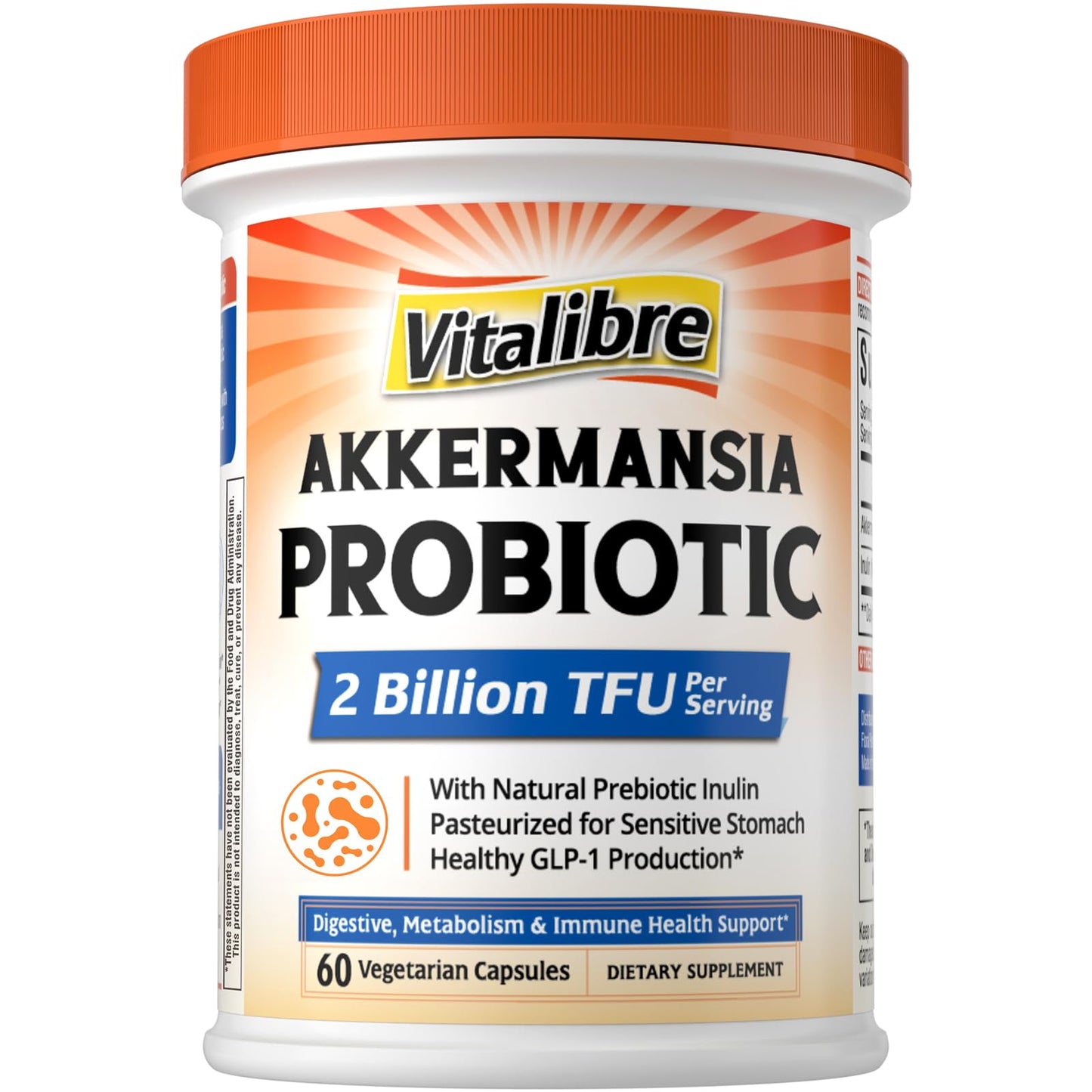 Vitalibre Akkermansia Muciniphila Probiotic Capsule, 60 Capsules