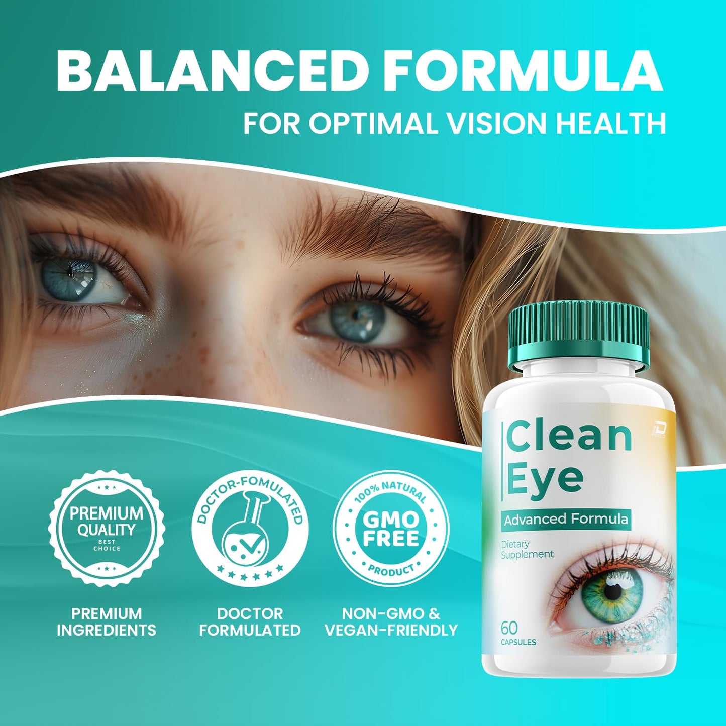 Indelo Clean Eye Capsule Supplement, 120 Capsules