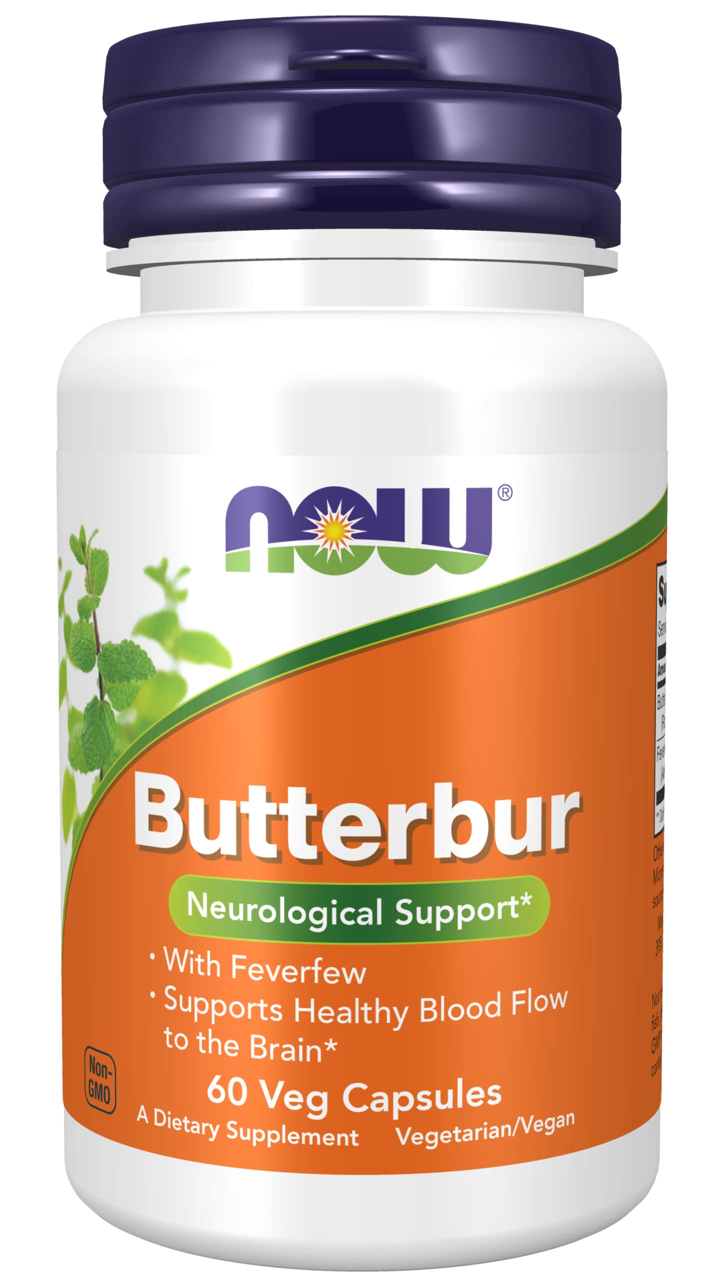 NOW Foods Butterbur Capsules, 120 Count