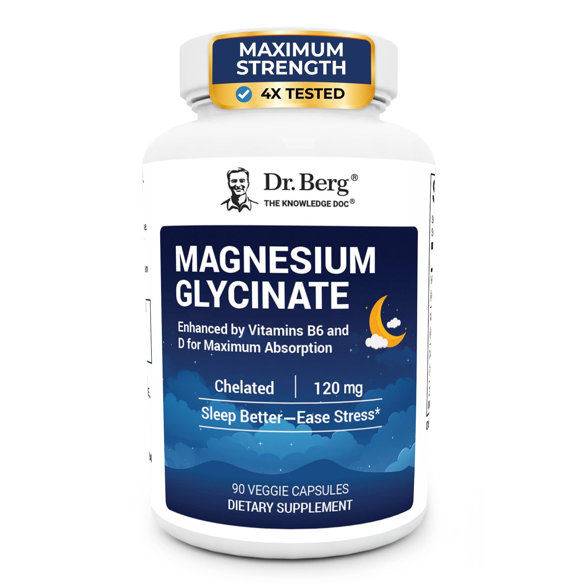 Dr. Berg Nutritionals Magnesium Glycinate Capsule 90 Count