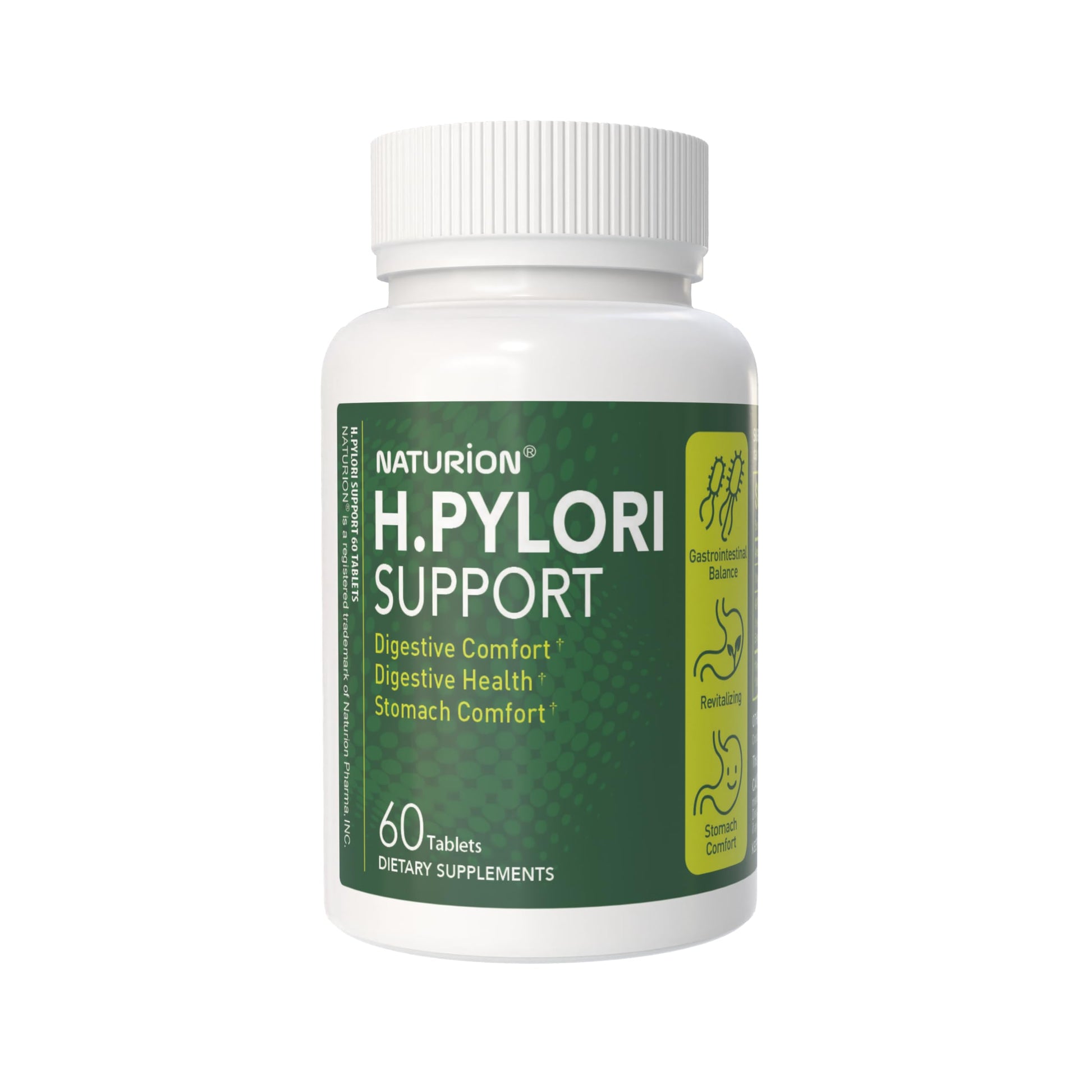 NATURION H. Pylori Support Tablet, 60 Count