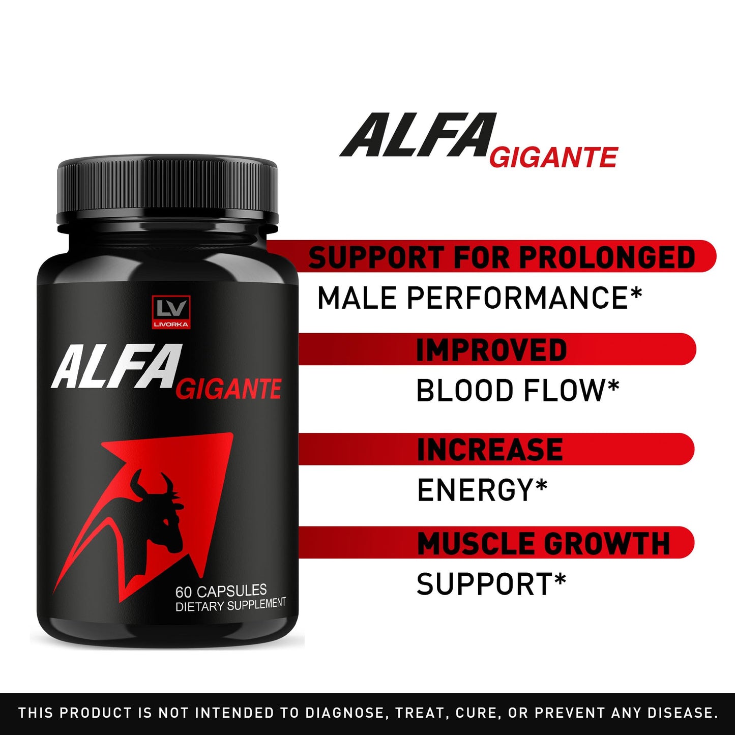 LIVORKA Alfa Gigante Capsules 60 Count