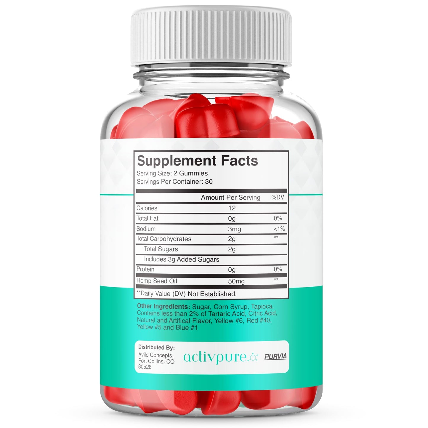 Purvia ActivPure Gummies 60 Count