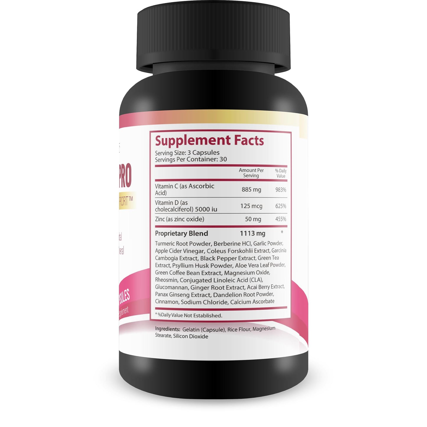 Happy Health Marketplace Gold Turmeric Pro Turmeric Curcumin Capsules, 90 Count