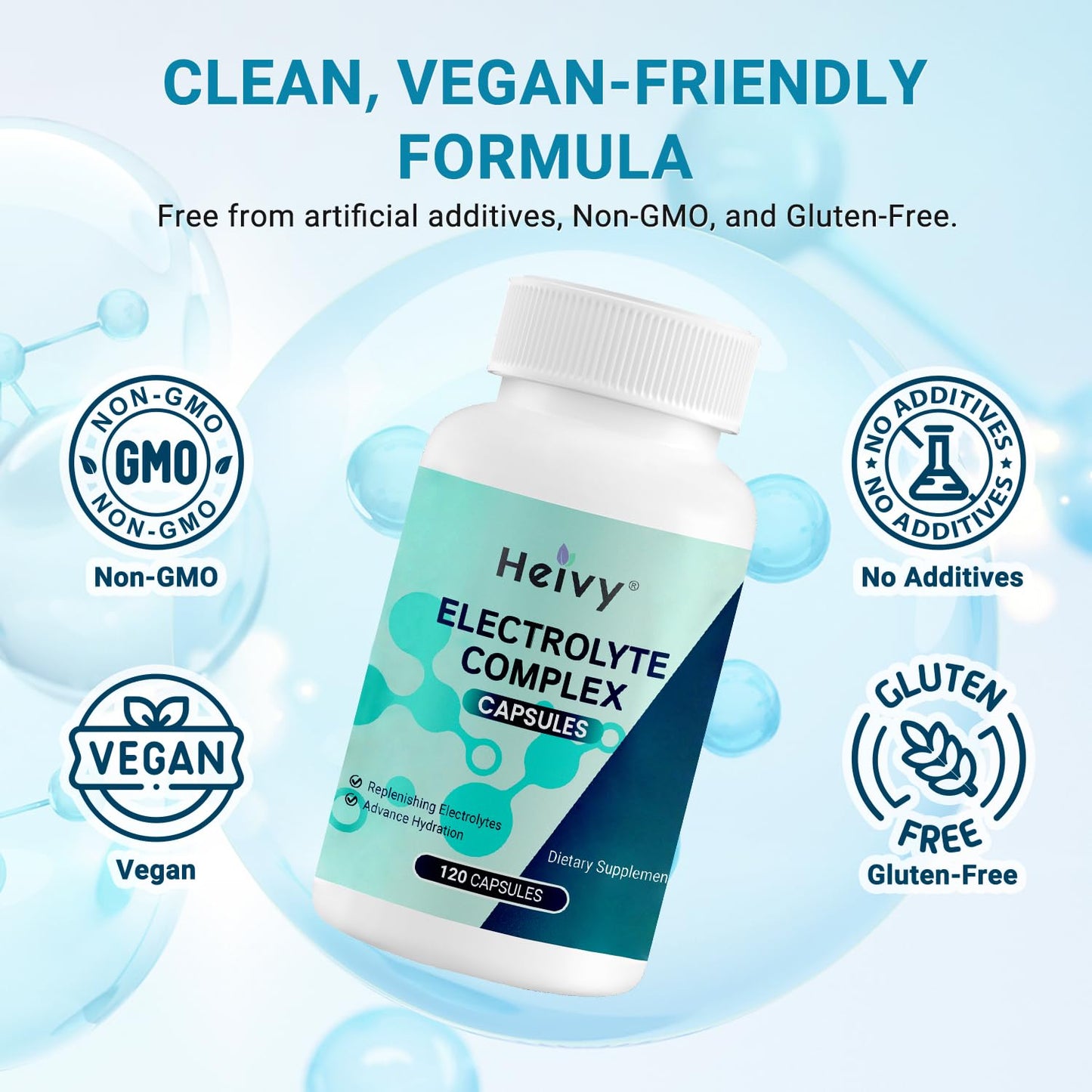 Heivy 8-in-1 Electrolytes Complex 120 Capsules