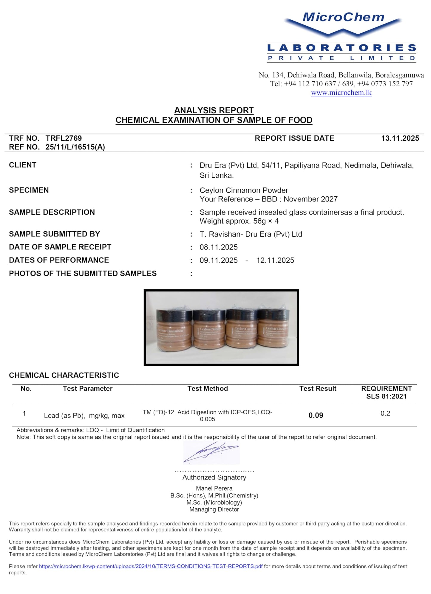 Dru Era Ceylon Cinnamon Supplements 250mg Capsules, 240 Count
