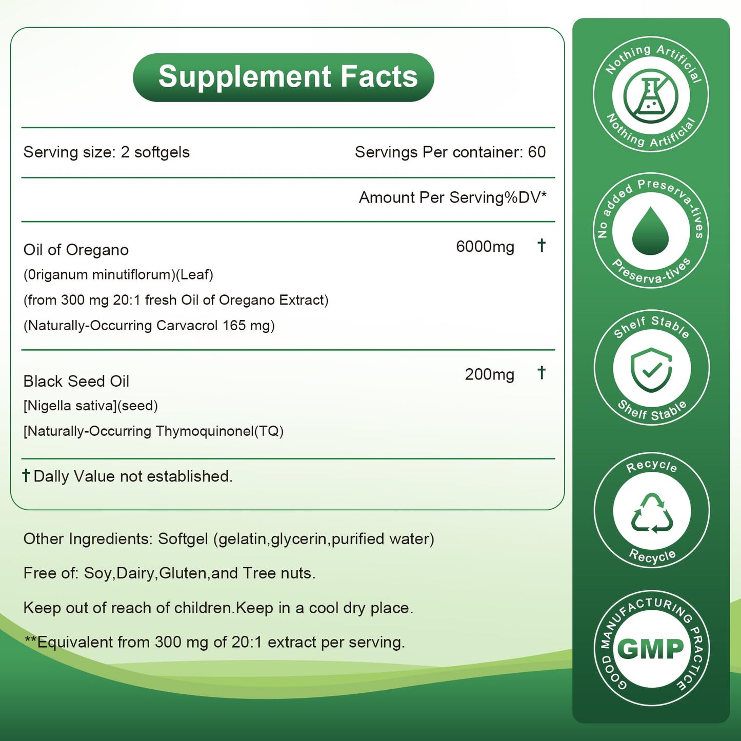 Blltzzz Oil of Oregano Softgels 360 Count