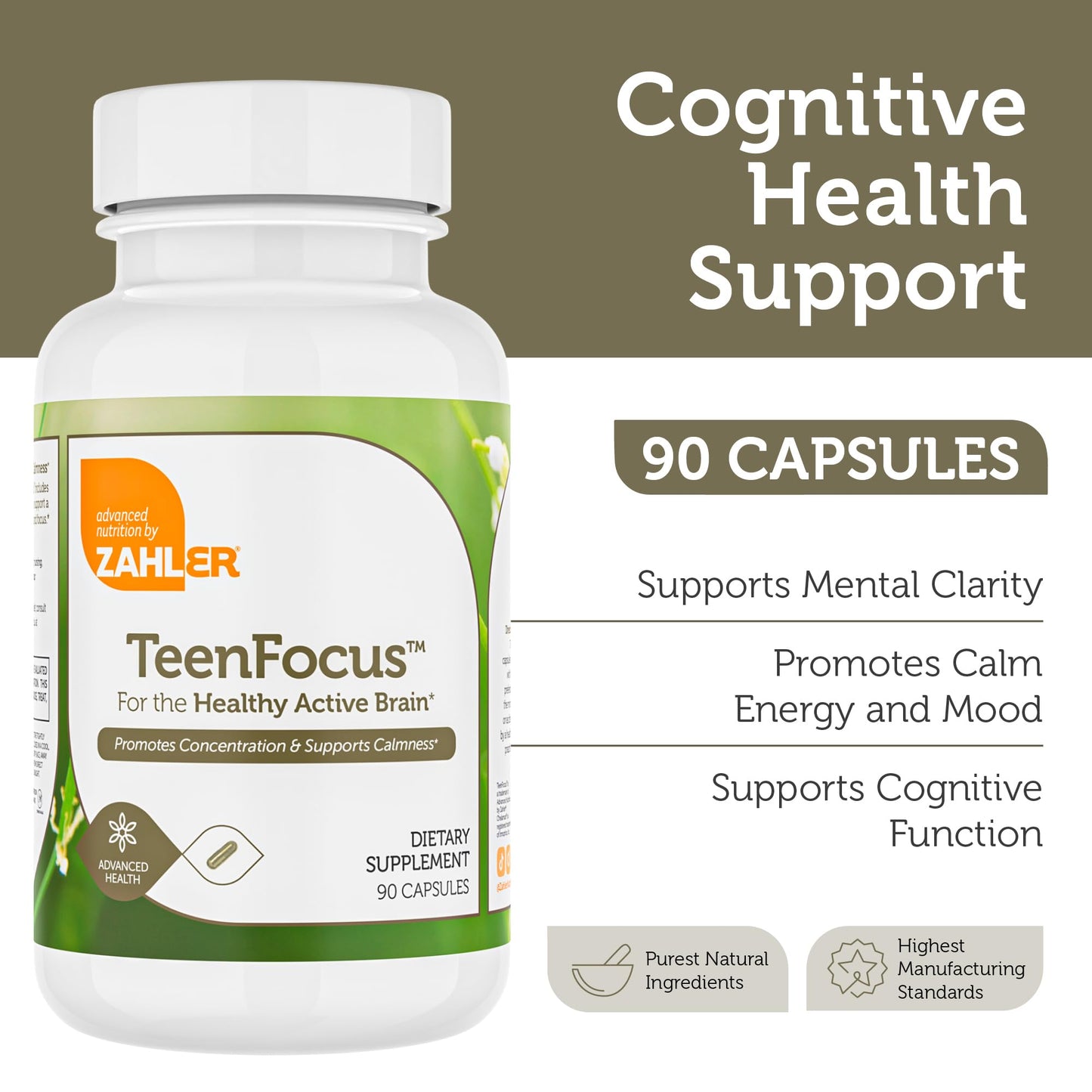 Zahler TeenFocus 90 Capsules