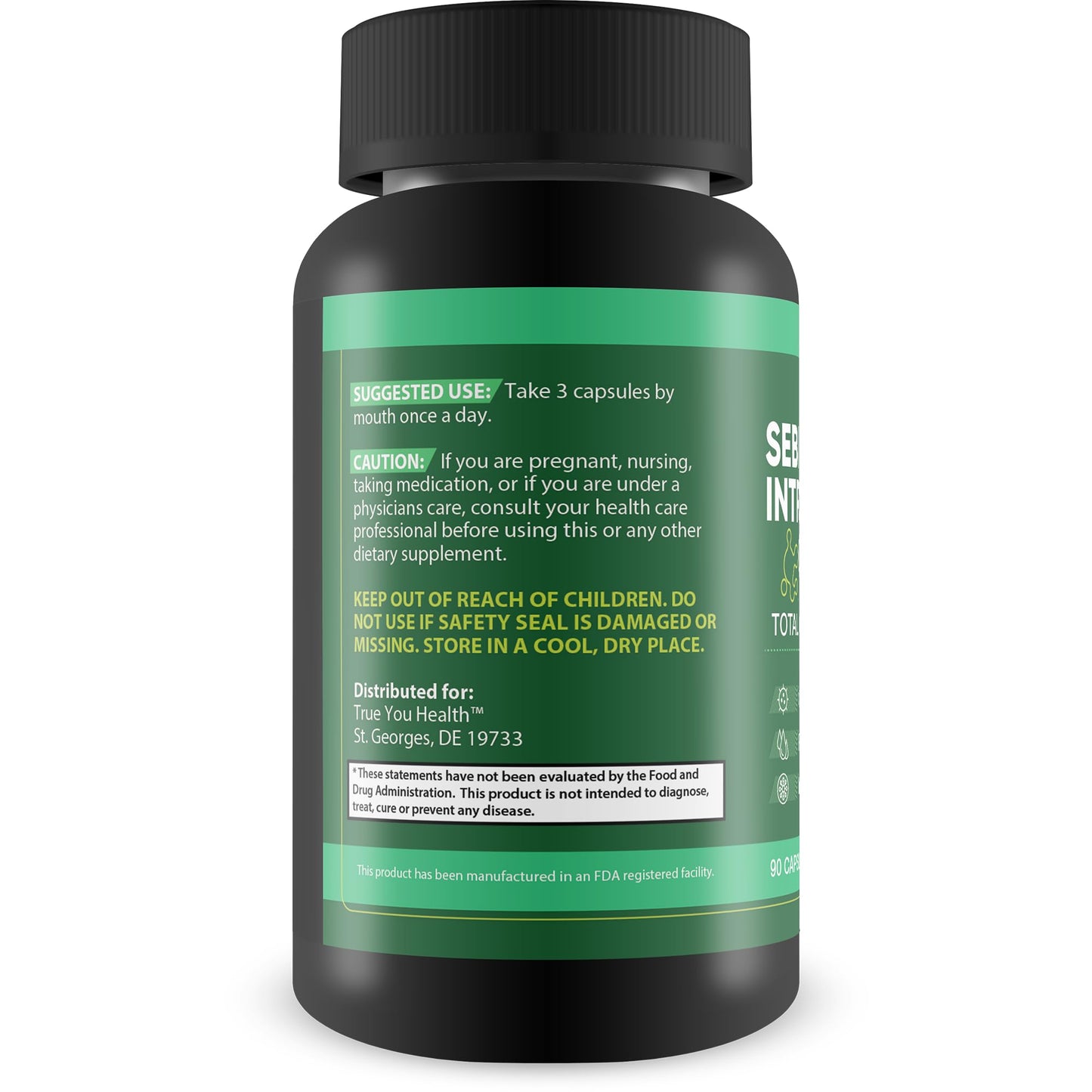 True You Health Sebi Intracellular Cleanse Capsule 90 Count