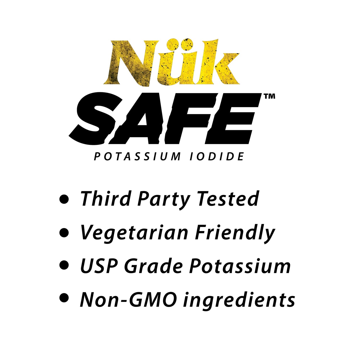 BLUE-EMU Nuk Safe Potassium Iodide Tablets 140 Count