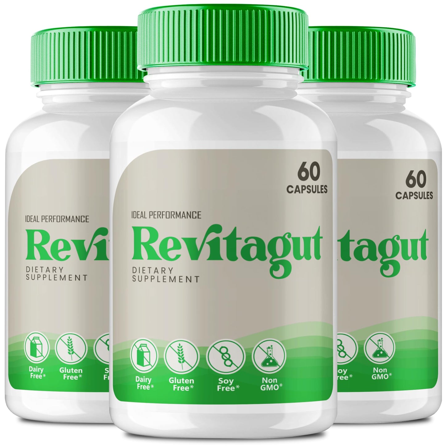 IDEAL PERFORMANCE Revitagut Advanced Blood Formula Capsules, 180 Count