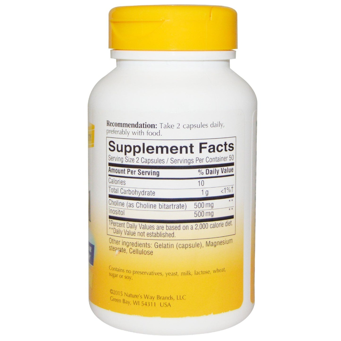 Nature's Way Choline/Inositol Capsules 200