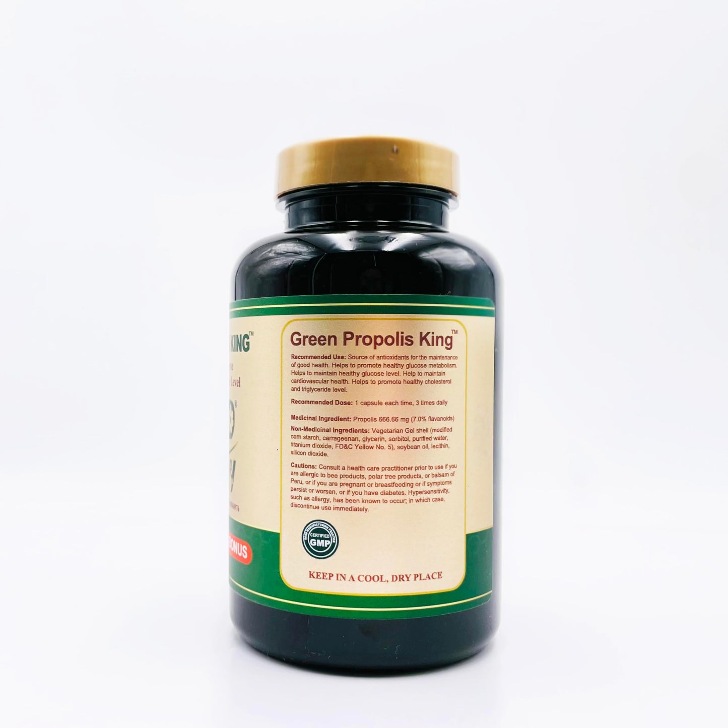 Generic Wild Apiary Brazilian Green Bee Propolis Vegetable Softgels, 360 Count