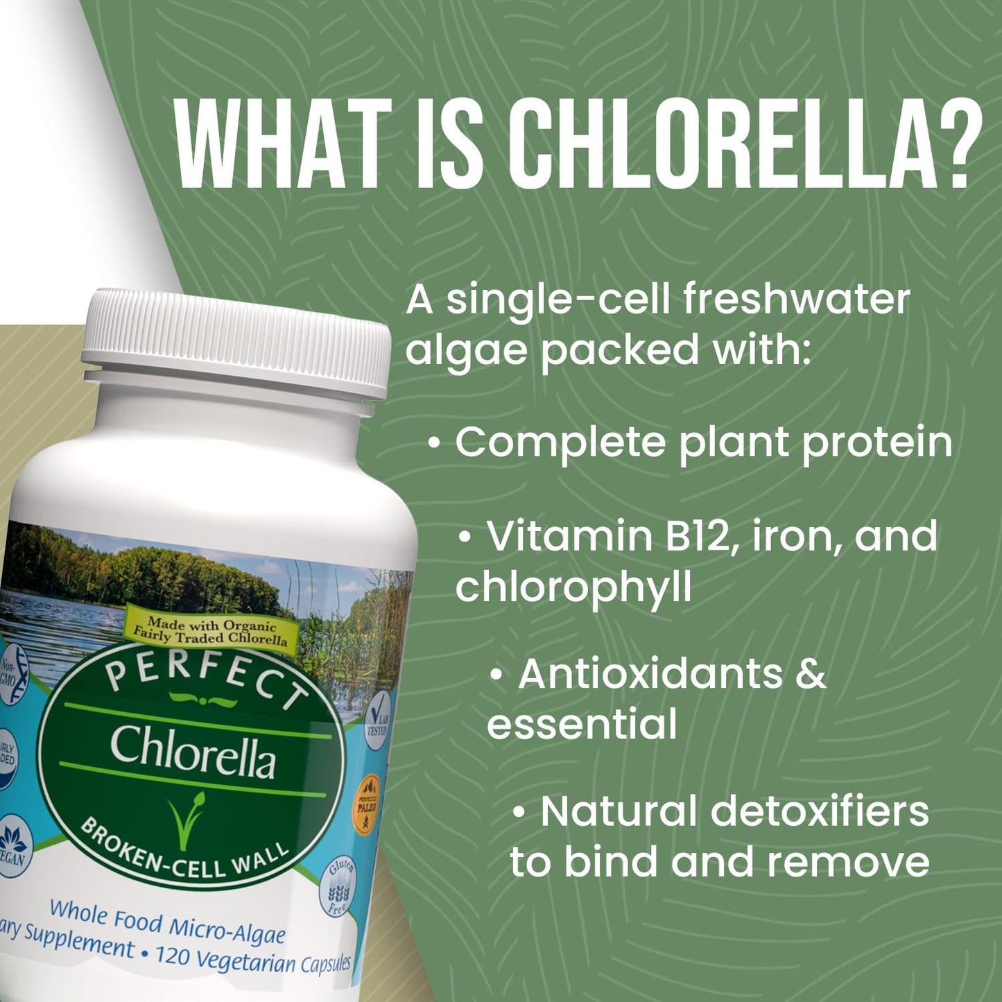 Perfect Supplements Chlorella Capsule 120 Capsules