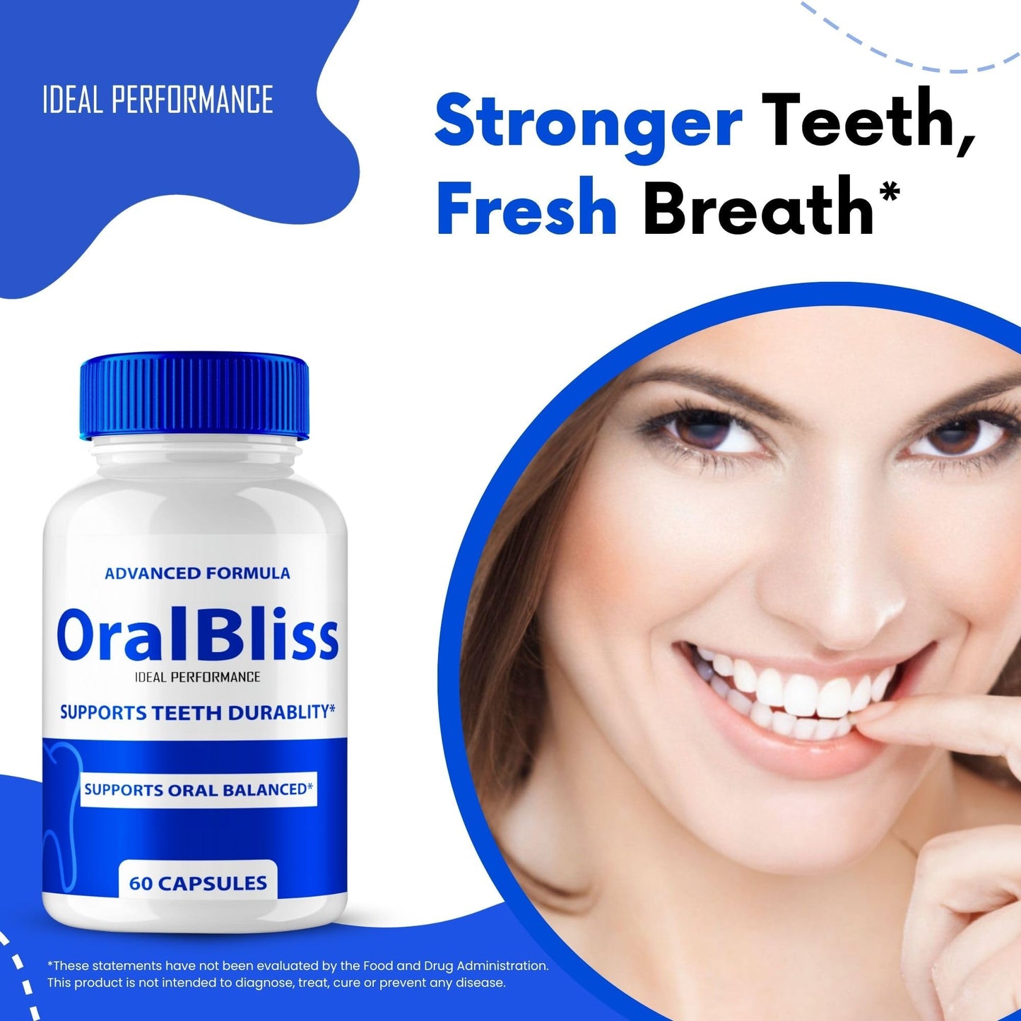 IDEAL PERFORMANCE Oral Bliss Dental Capsules 120 Capsules