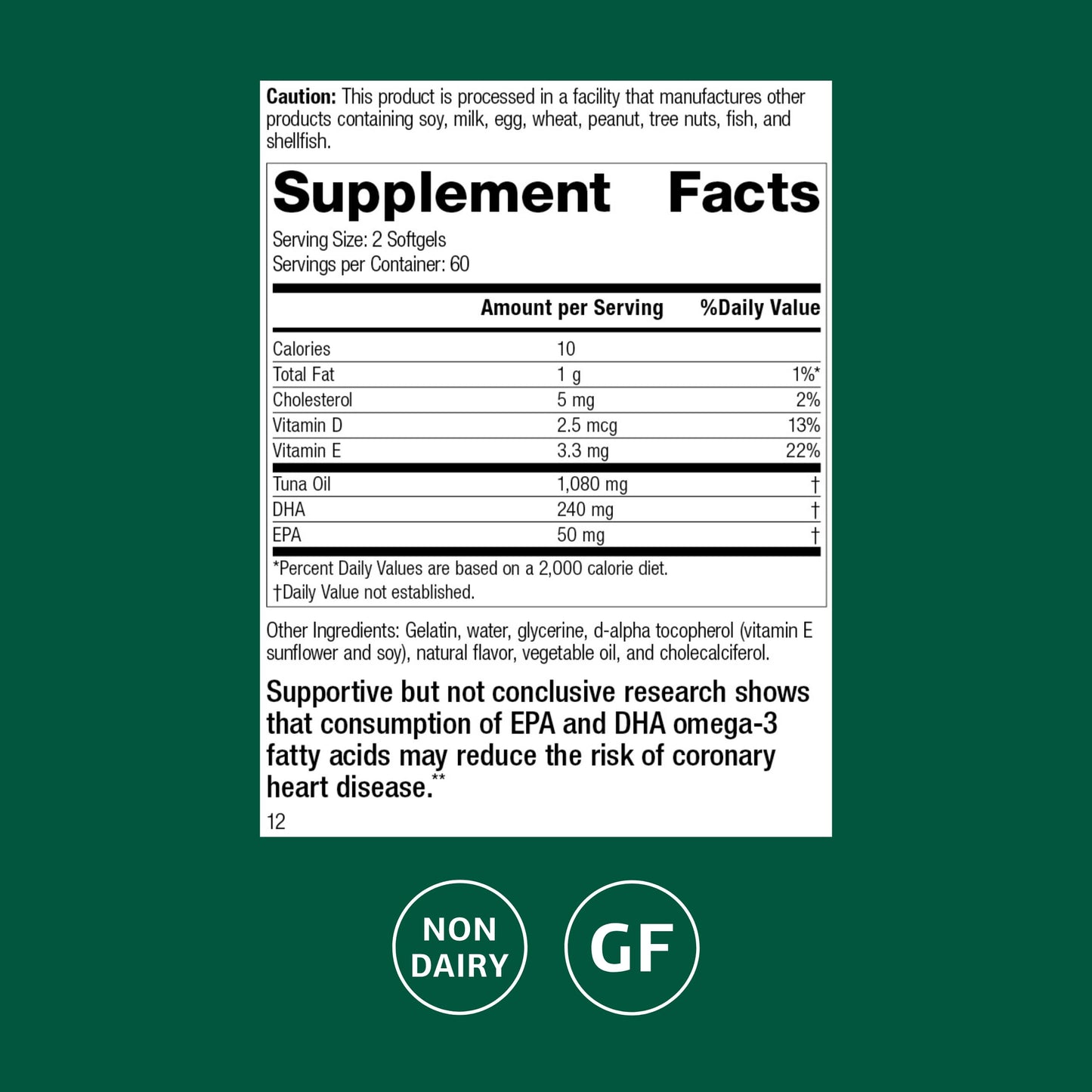 Standard Process Inc. Tuna Omega-3 Softgels 120