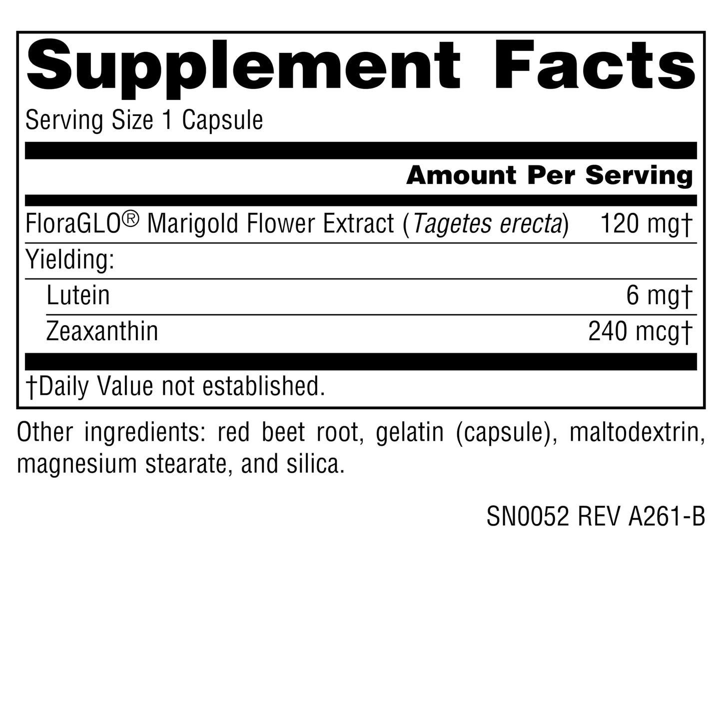 Source Naturals Lutein with FloraGLO 6 mg Capsule, 90 Count