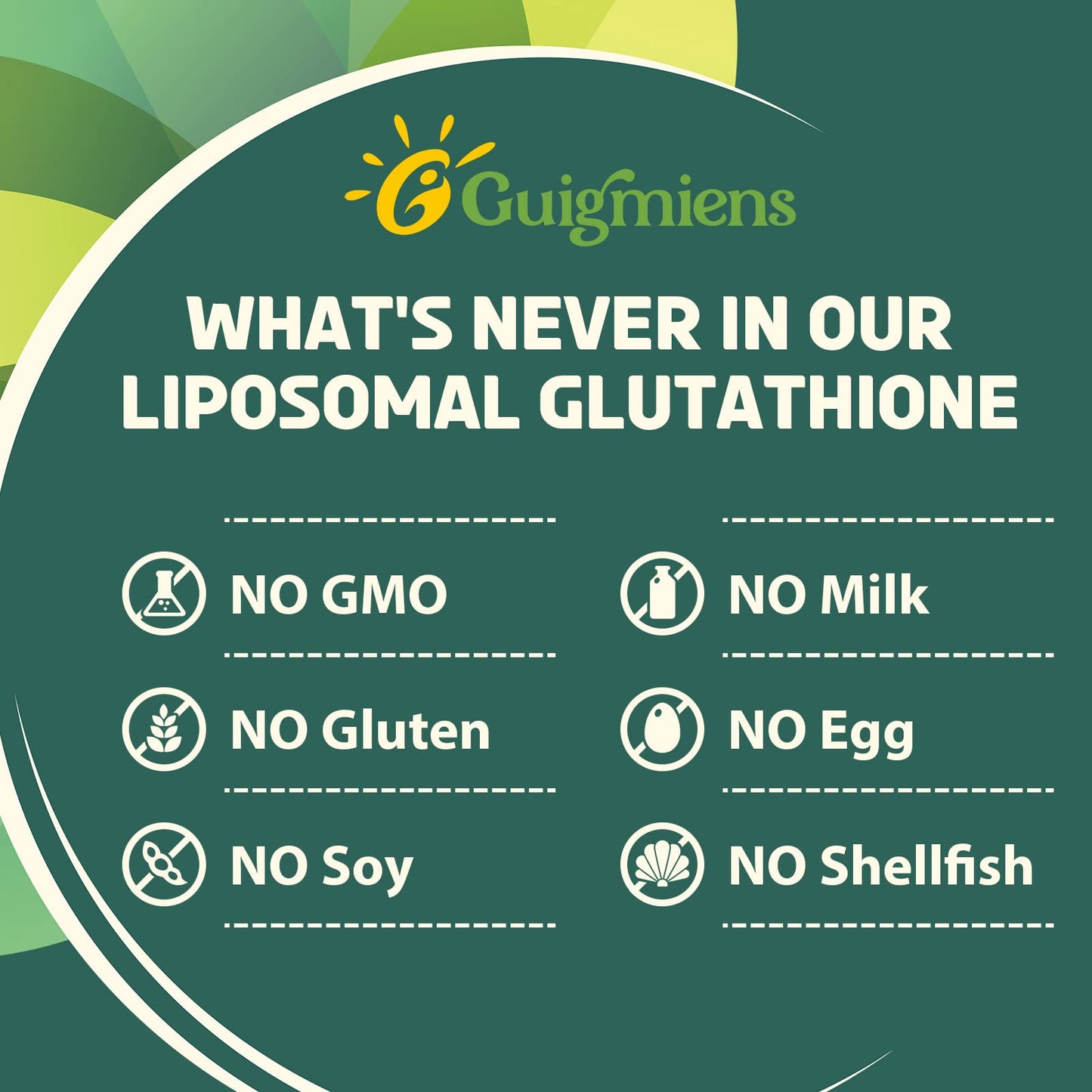 Guigmiens Liposomal Glutathione 2000 MG Softgels, 120 Count