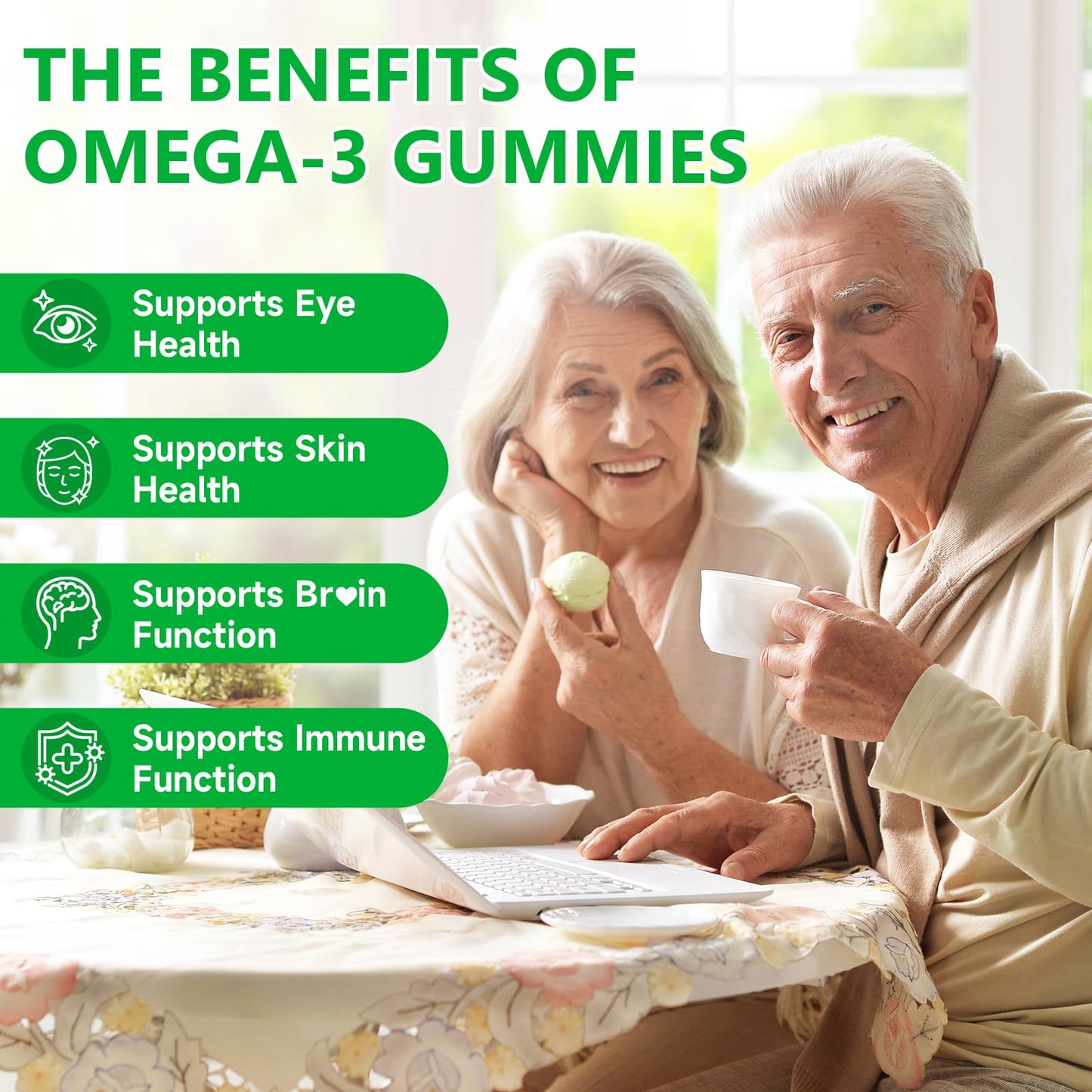 XIAAN Omega-3 Gummies 120 Count