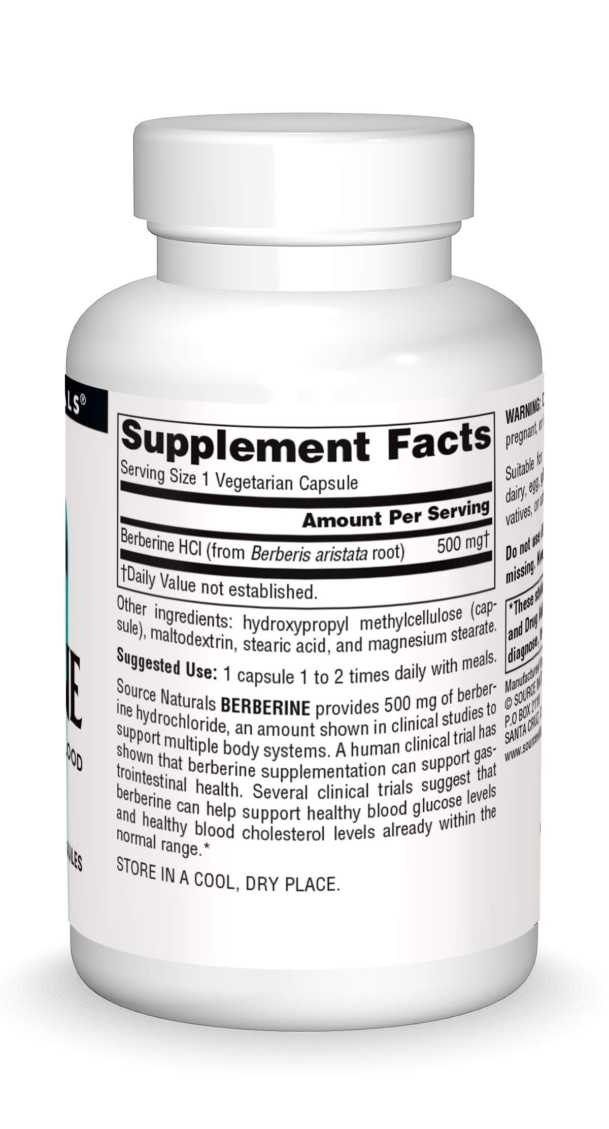 Source Naturals Berberine 30 Capsules