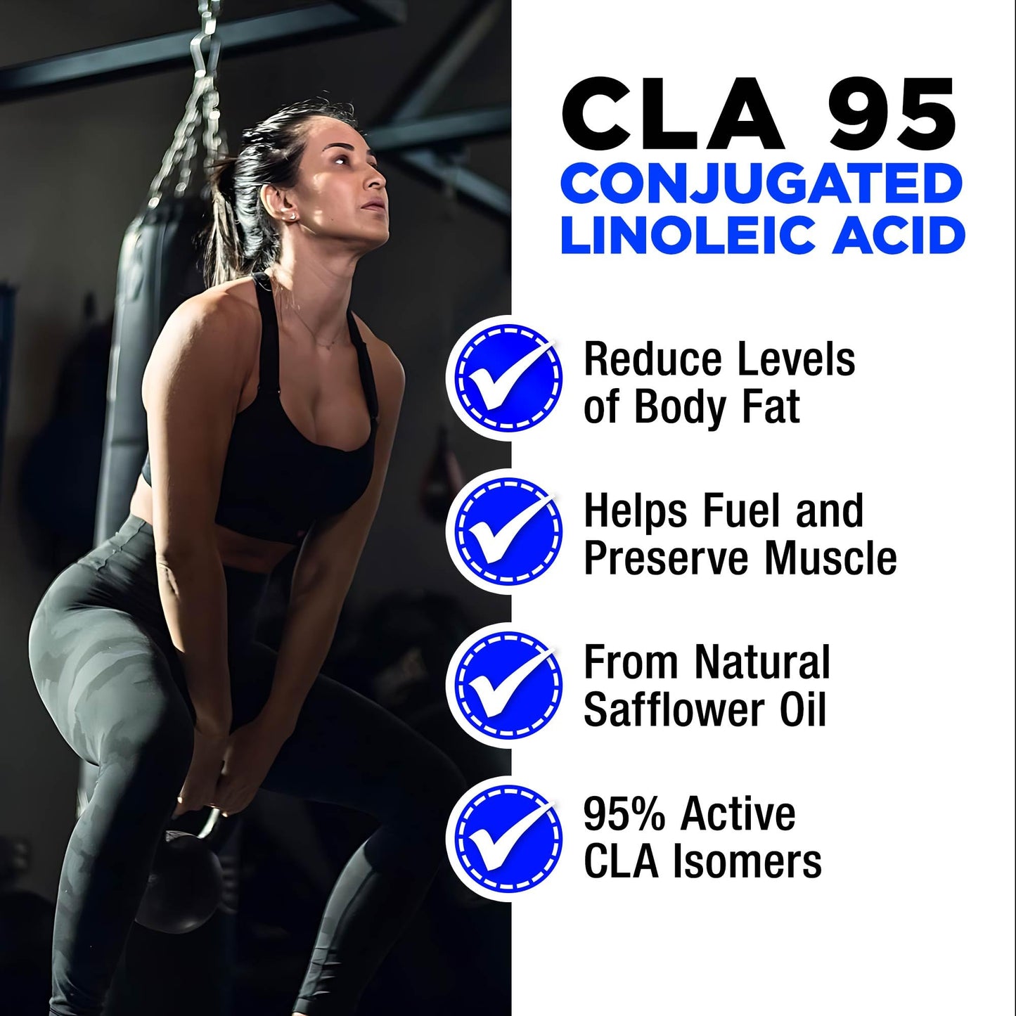 ALLMAX CLA 95% Conjugated Linoleic Acid Capsules, 90 Capsules