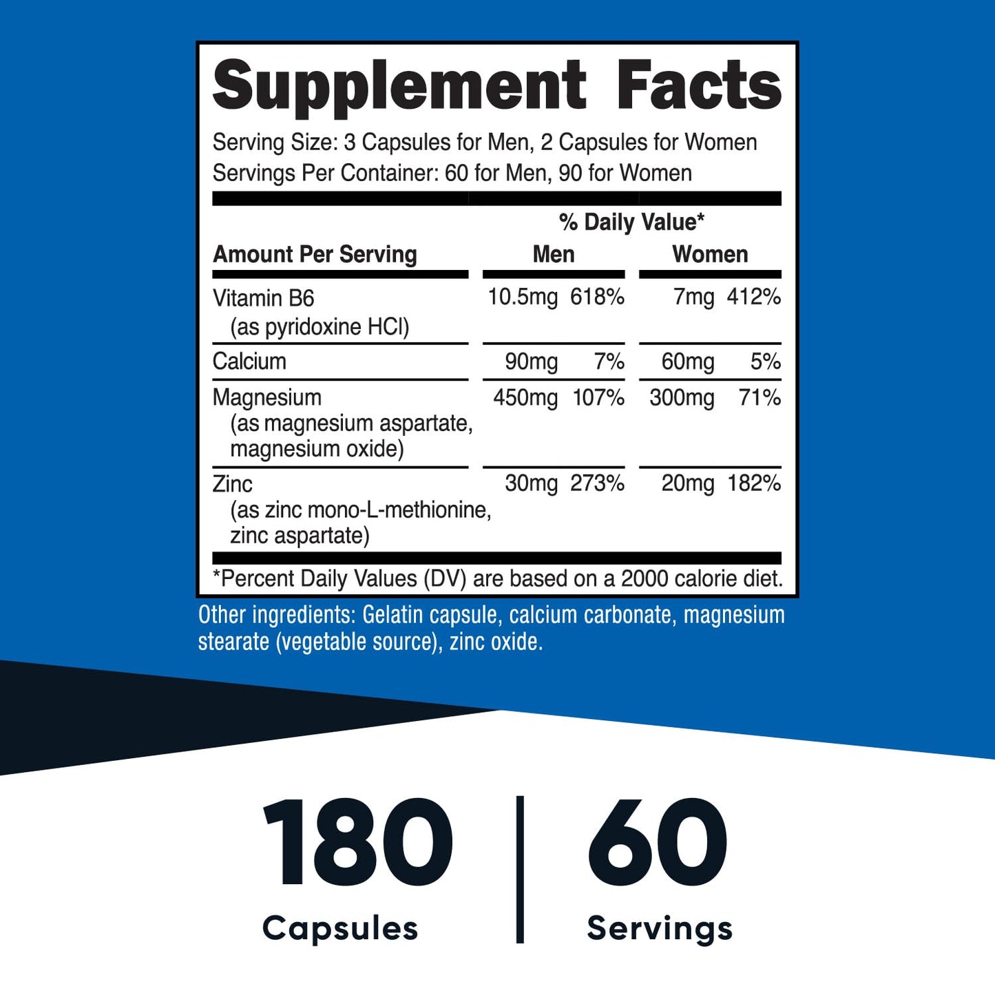 Nutricost Creatine 500 Grams, Nitric Oxide 180 Capsules, and ZMA 180 Capsules Bundle
