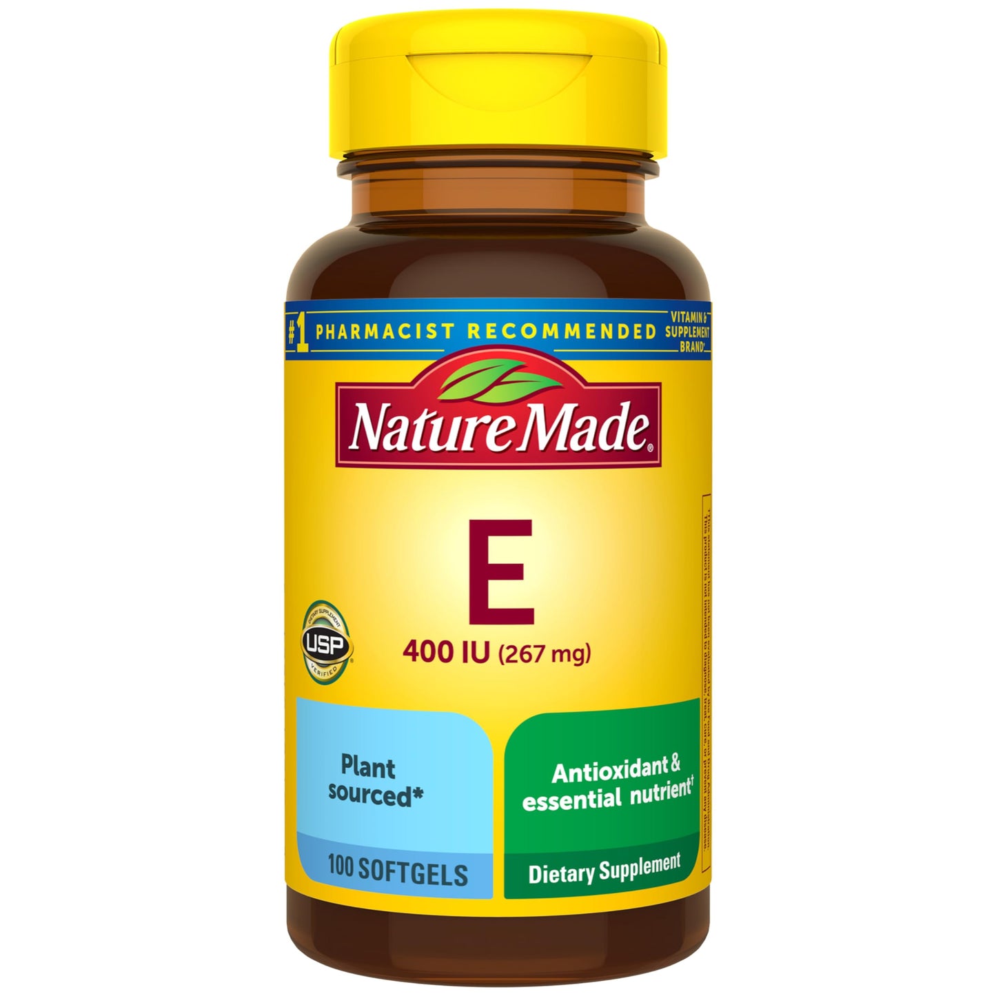 Nature Made Vitamin E 400 IU Softgels, 100 Count