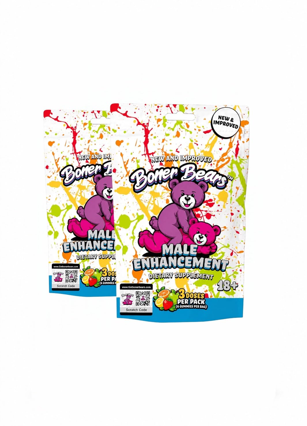 Boner Bears Gummies for Men Premium Support Gummy, 30 Count