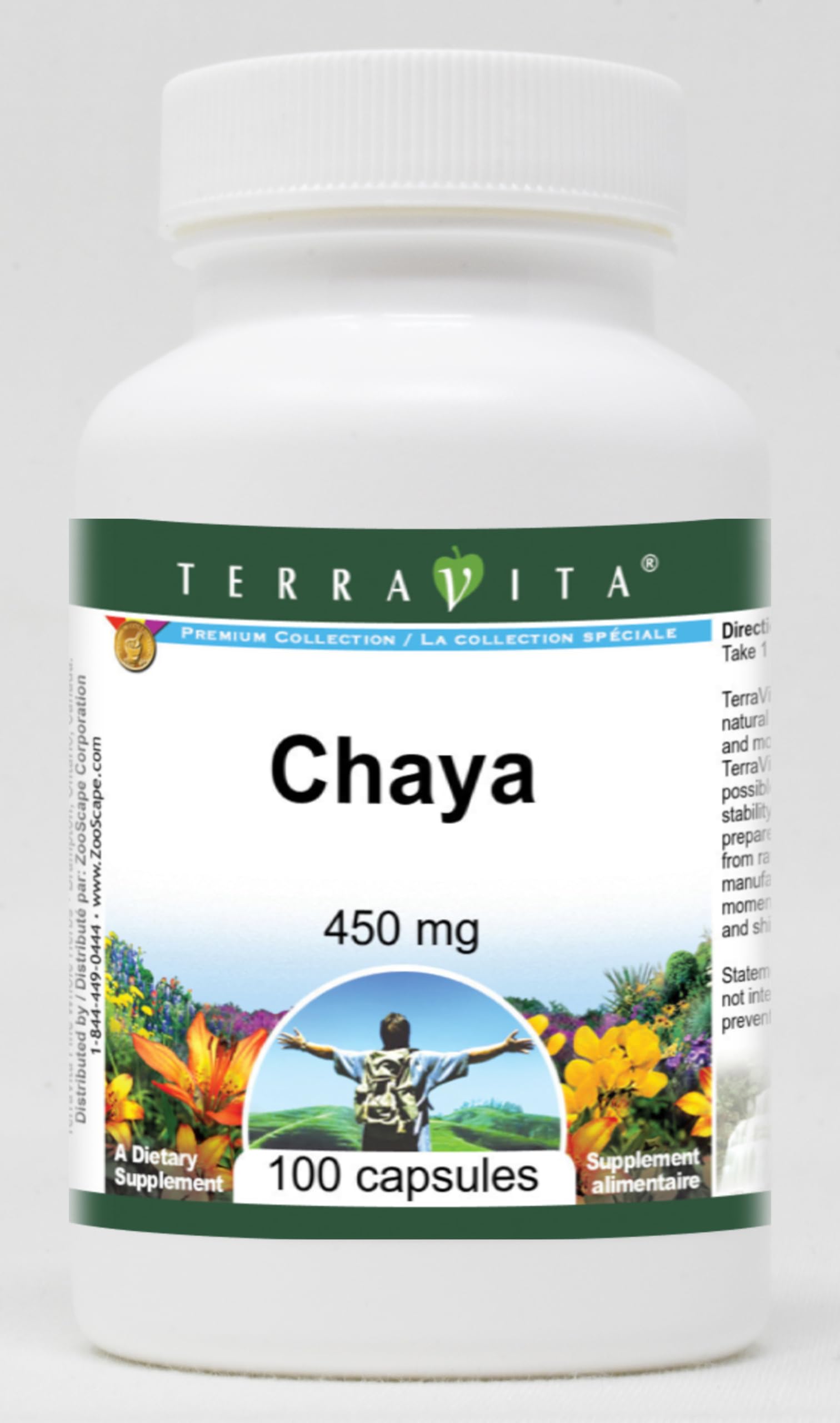 Terravita Chaya 450 mg Capsule 100 Count