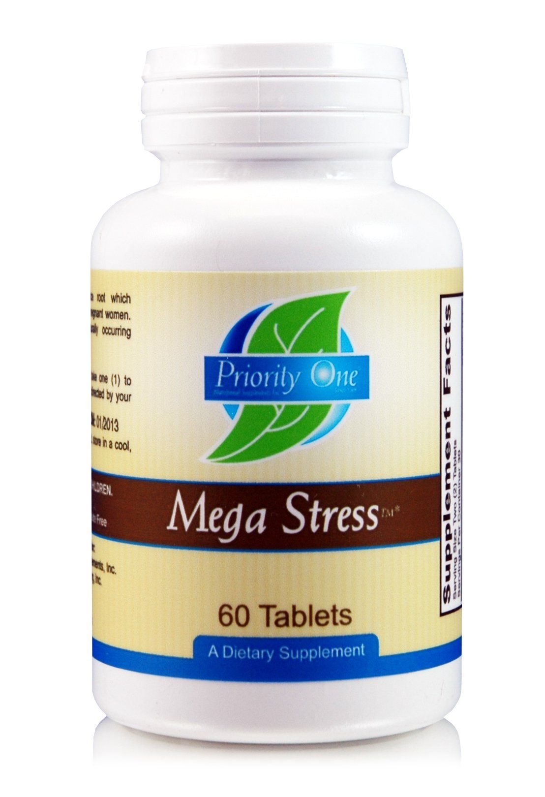Priority One Mega Stress Tablet, 60 Count