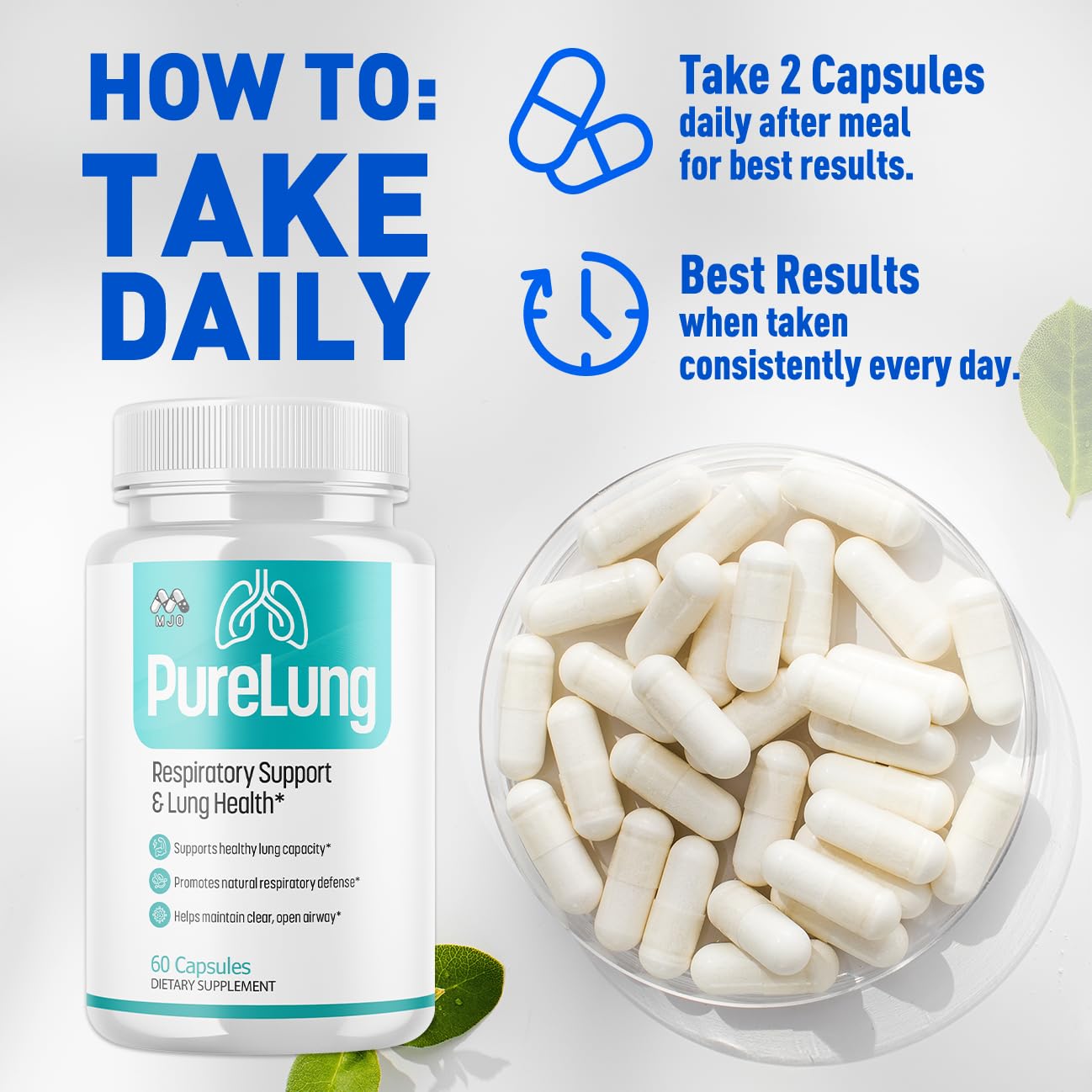 MJO PureLung Capsule, 300 Capsules