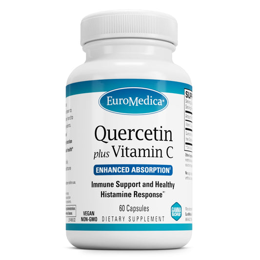 EuroMedica Quercetin Plus Vitamin C 60 Capsules