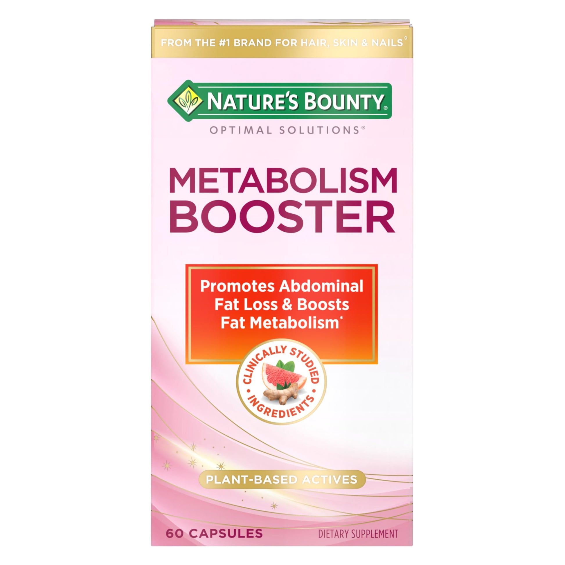 Nature's Bounty Optimal Solutions Metabolism Booster Supplement 60 Capsules