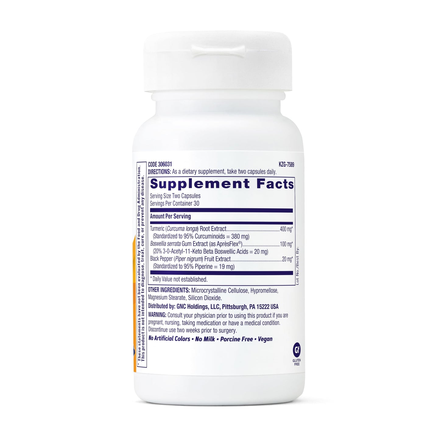 GNC TriFlex Turmeric Formula 60 Capsules