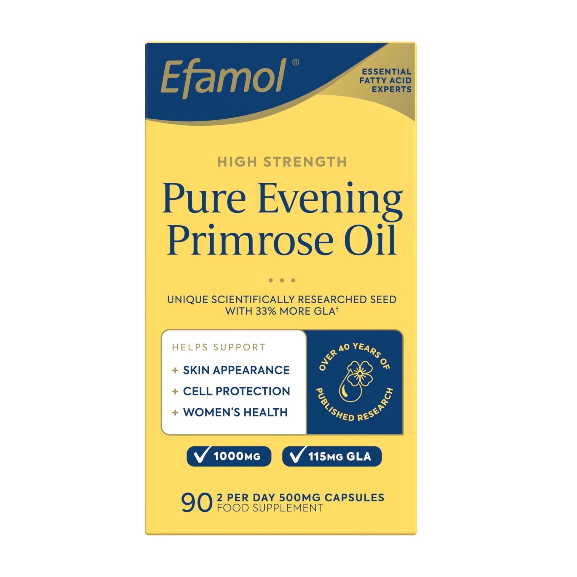 Efamol Evening Primrose Oil 500mg Capsules, 90 Capsules
