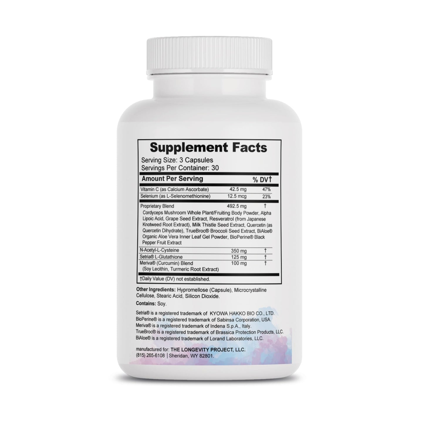 Glutathione Amino Complex 14-in-1 Advanced Absorption Antioxidant Capsule 90 Count