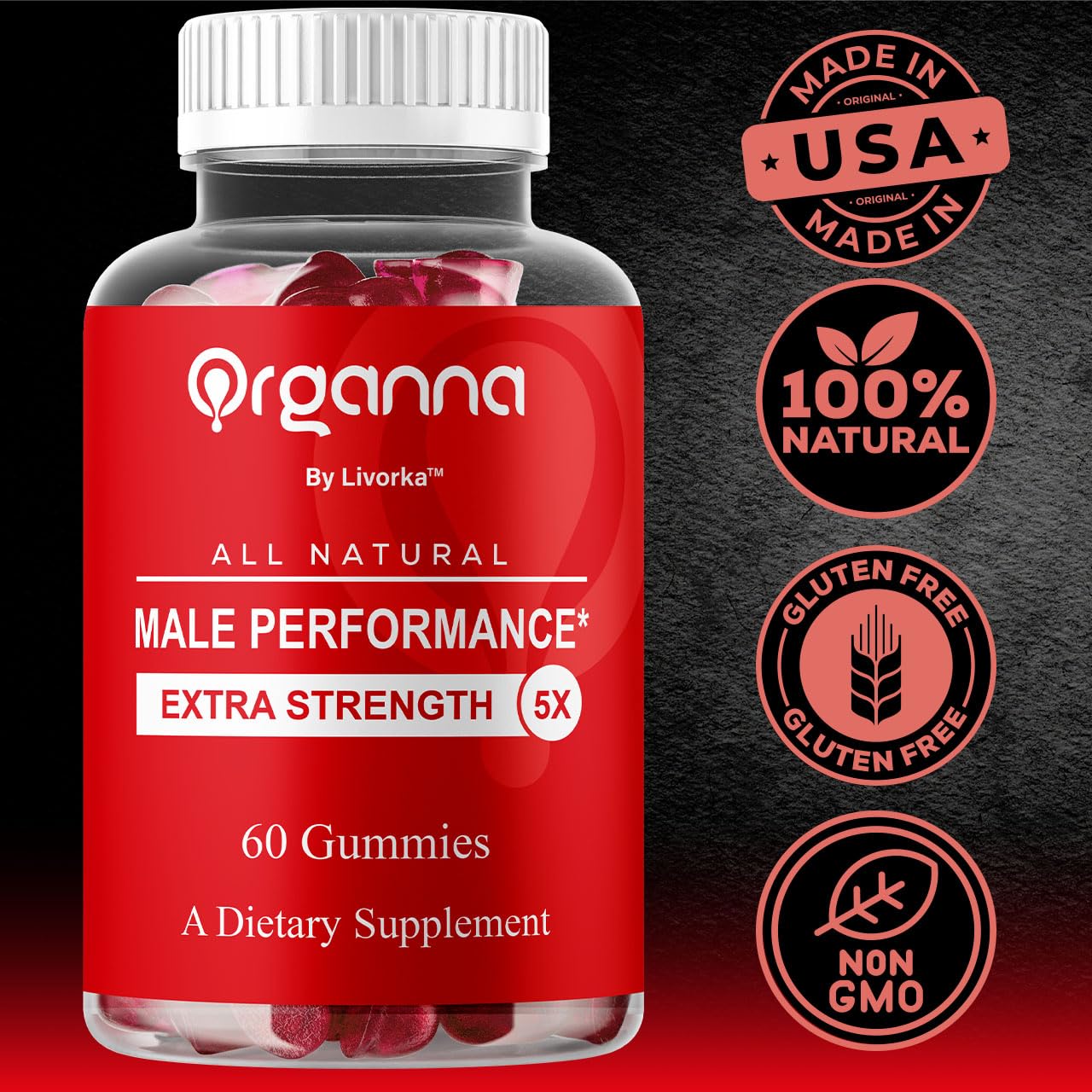 LIVORKA Organna Gummies, 60 Gummies
